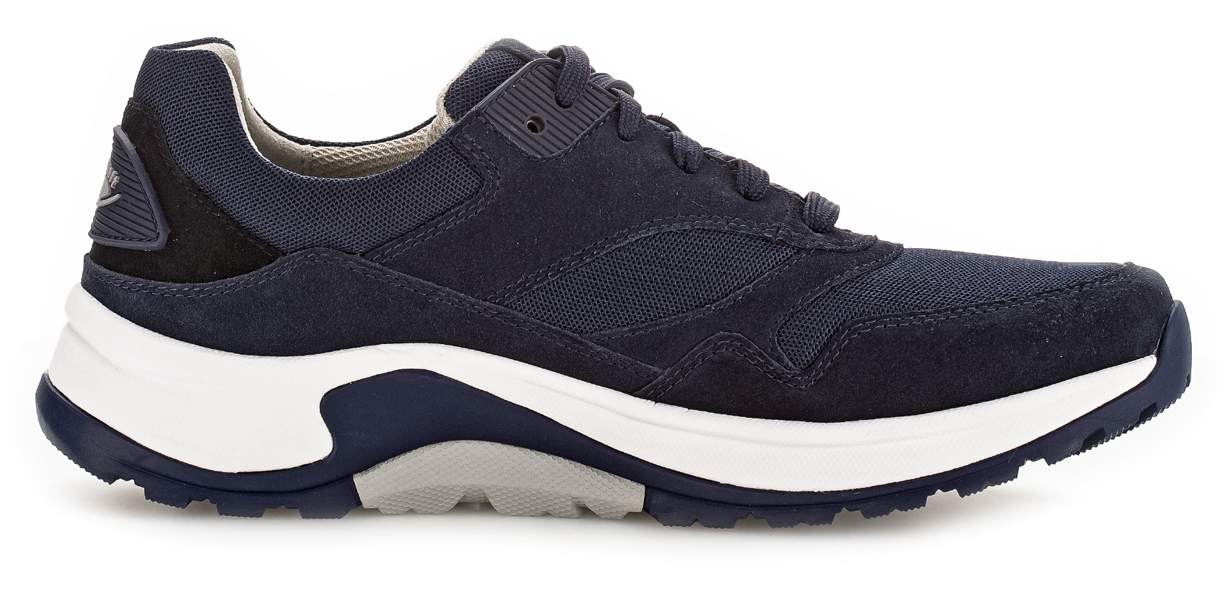 Gabor Rollingsoft Keilsneaker, Freizeitschuh, Halbschuh, Schnürschuh mit Wechselfussbett, Weite G