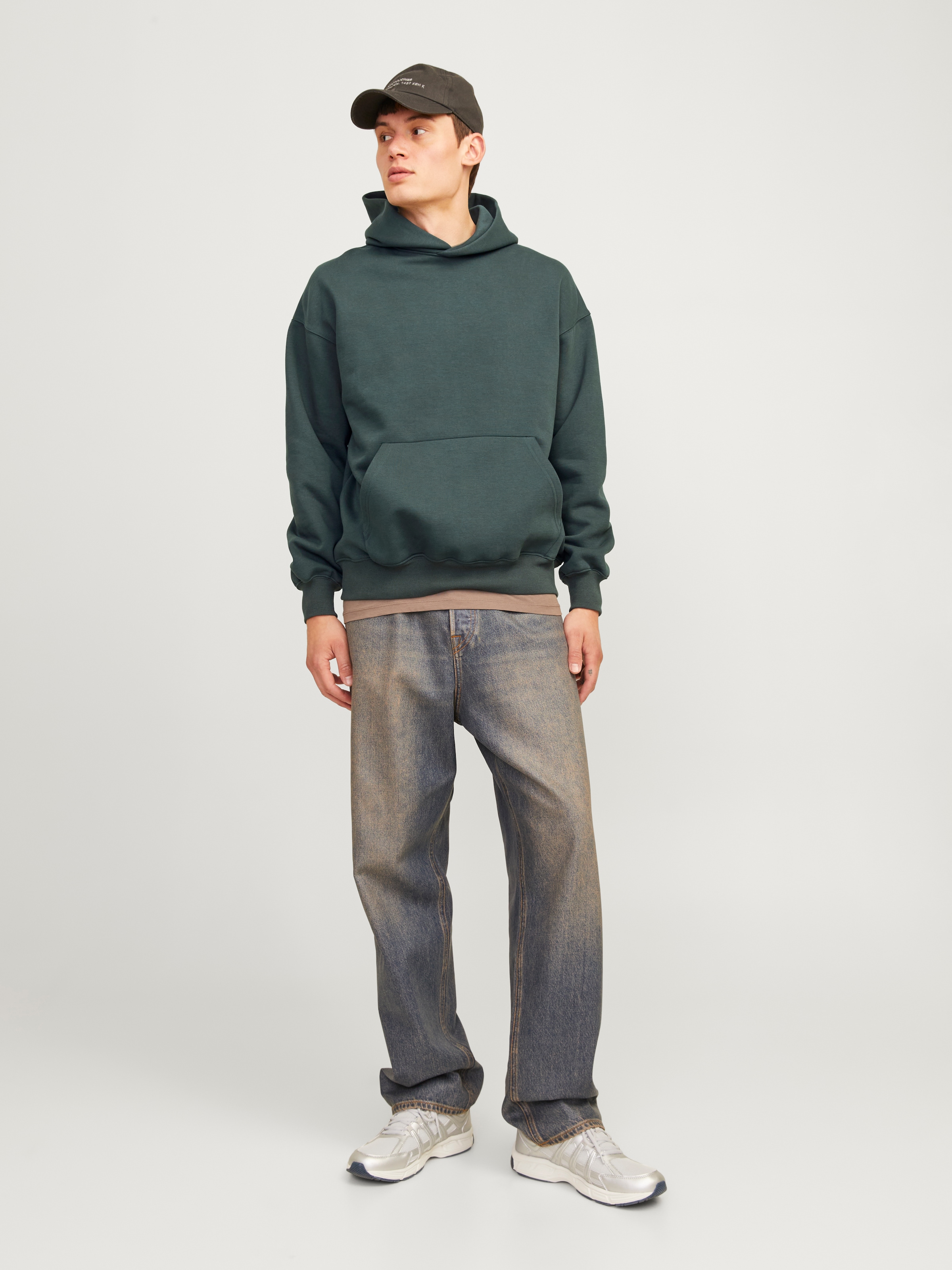 Jack & Jones Kapuzensweatshirt »JJEURBAN EDGE SWEAT HOOD NOOS«, mit Kängurutasche