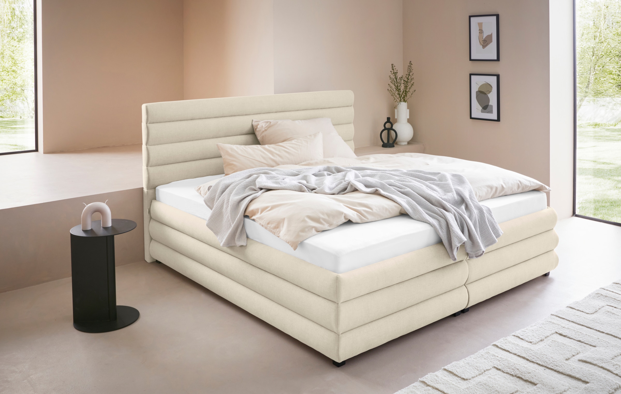 LeGer Home by Lena Gercke Polsterbett "Maylis" wahlweise mit und ohne Matratze und Lattenrost, auch in 200cm Breite