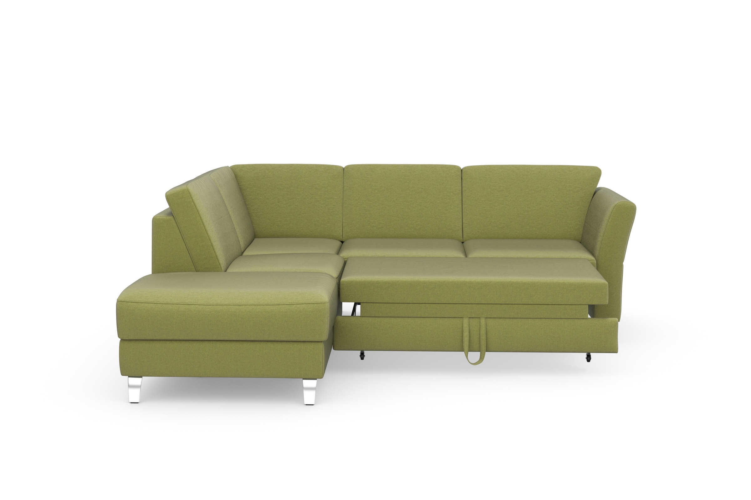 sit&more Ecksofa »Visby L-Form«, Wahlweise mit Bettfunktion und Stauraum, frei im Raum stellbar