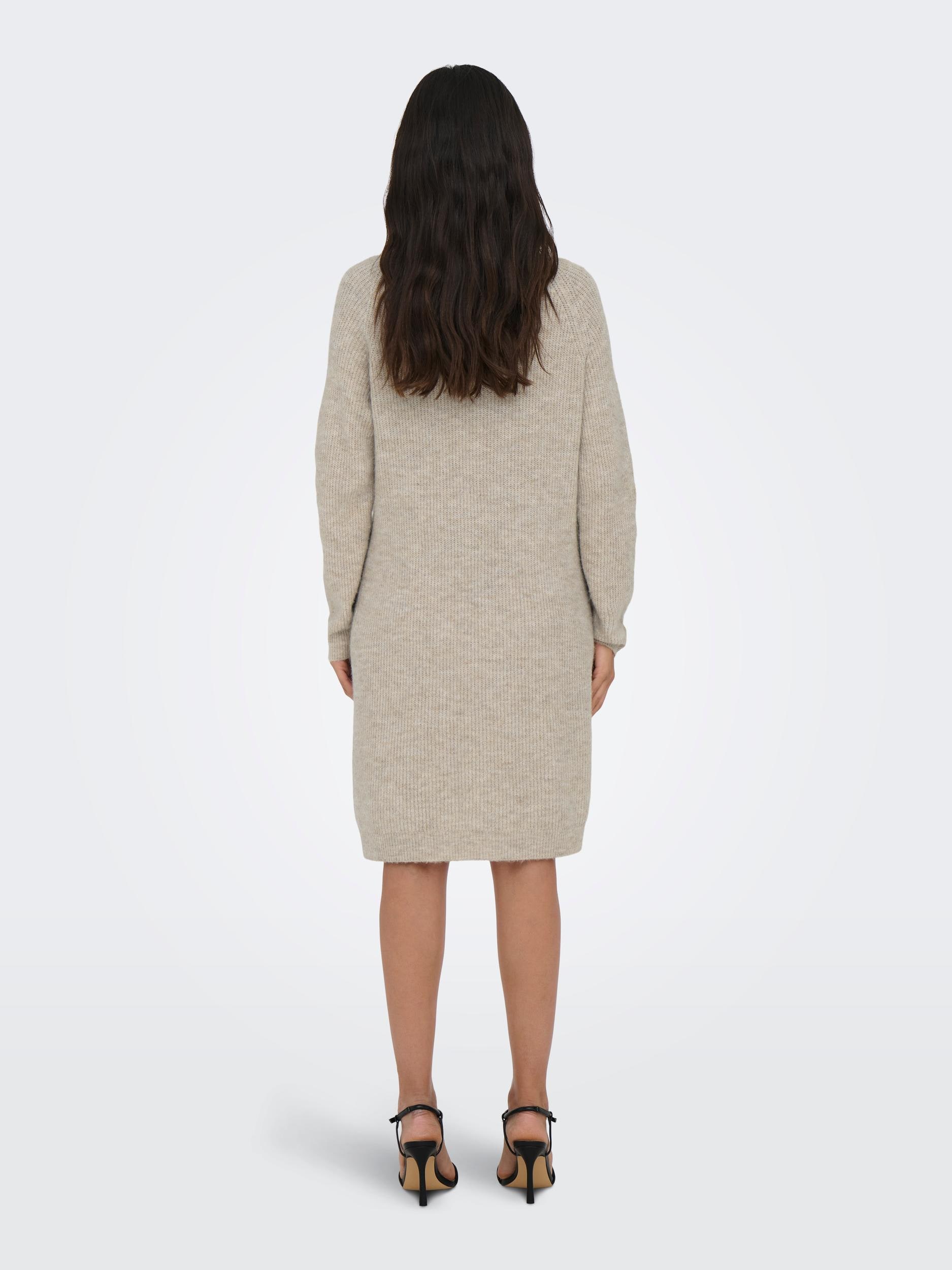 ONLY Strickkleid »ONLSILLY LS ROLLNECK DRESS BF KNT«