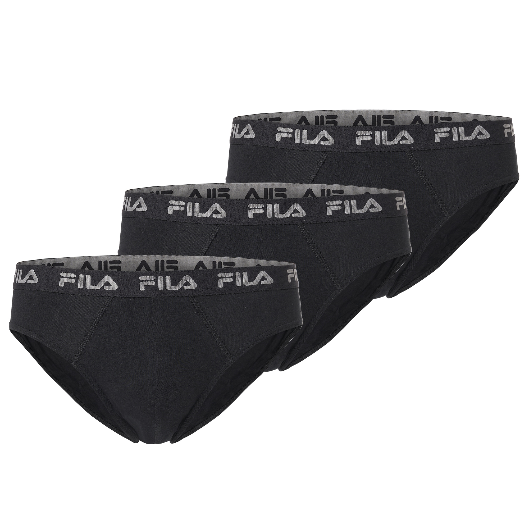 Fila Slip »MAN BRIEF« 3er Pack, elastischer Logobund