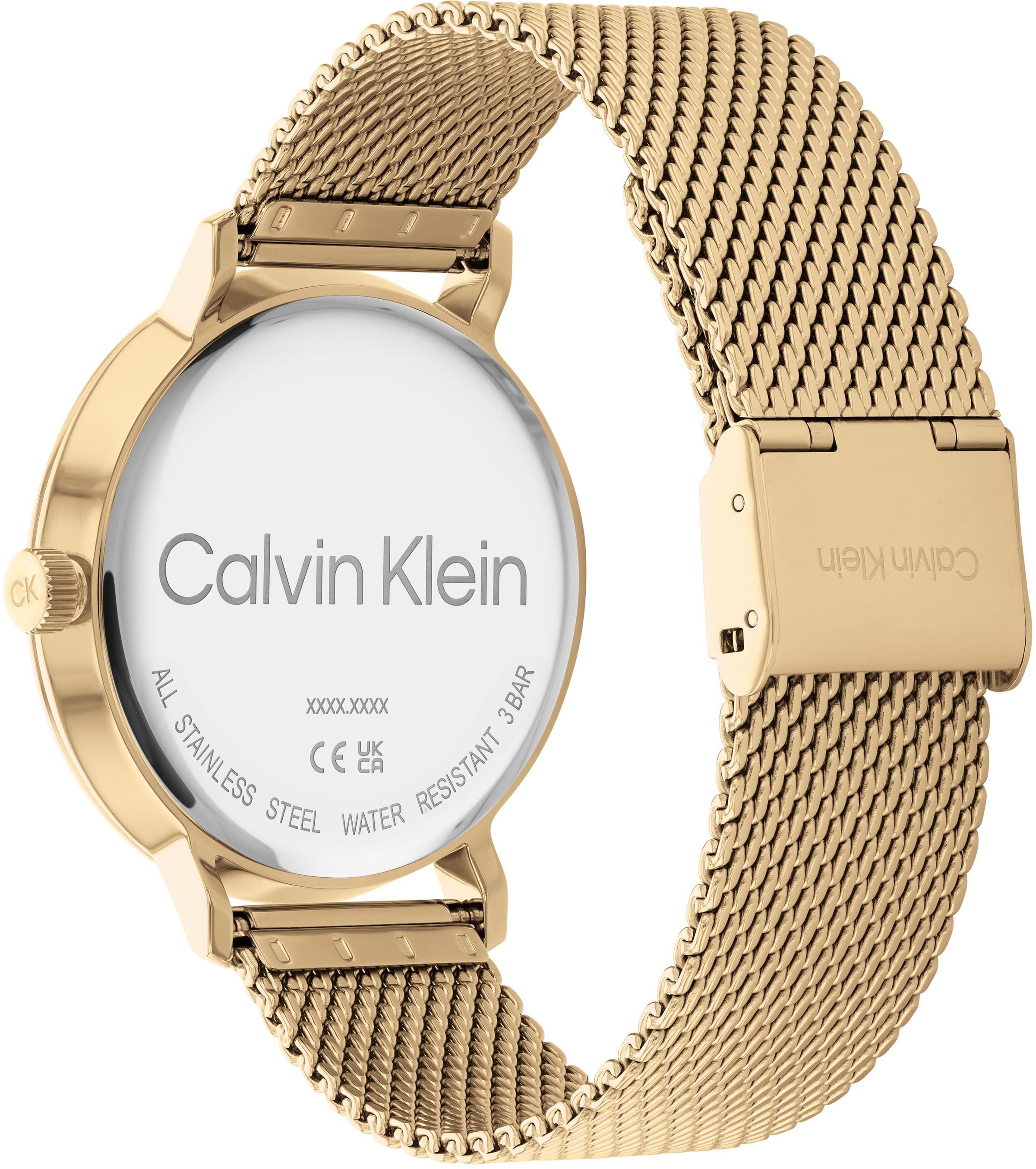 Calvin Klein Quarzuhr »Modern, 25200049«, Armbanduhr, Herrenuhr, Mineralglas, IP-Beschichtung