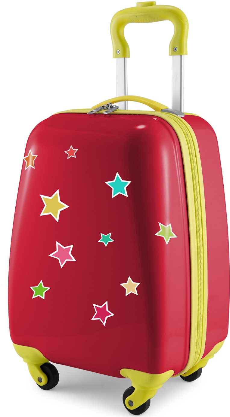 ✵ Hauptstadtkoffer Kinderkoffer »For Kids, reflektierenden günstig mit wasserbeständigen, Jelmoli-Versand Sterne«, Rollen, Sterne-Stickern 4 | kaufen