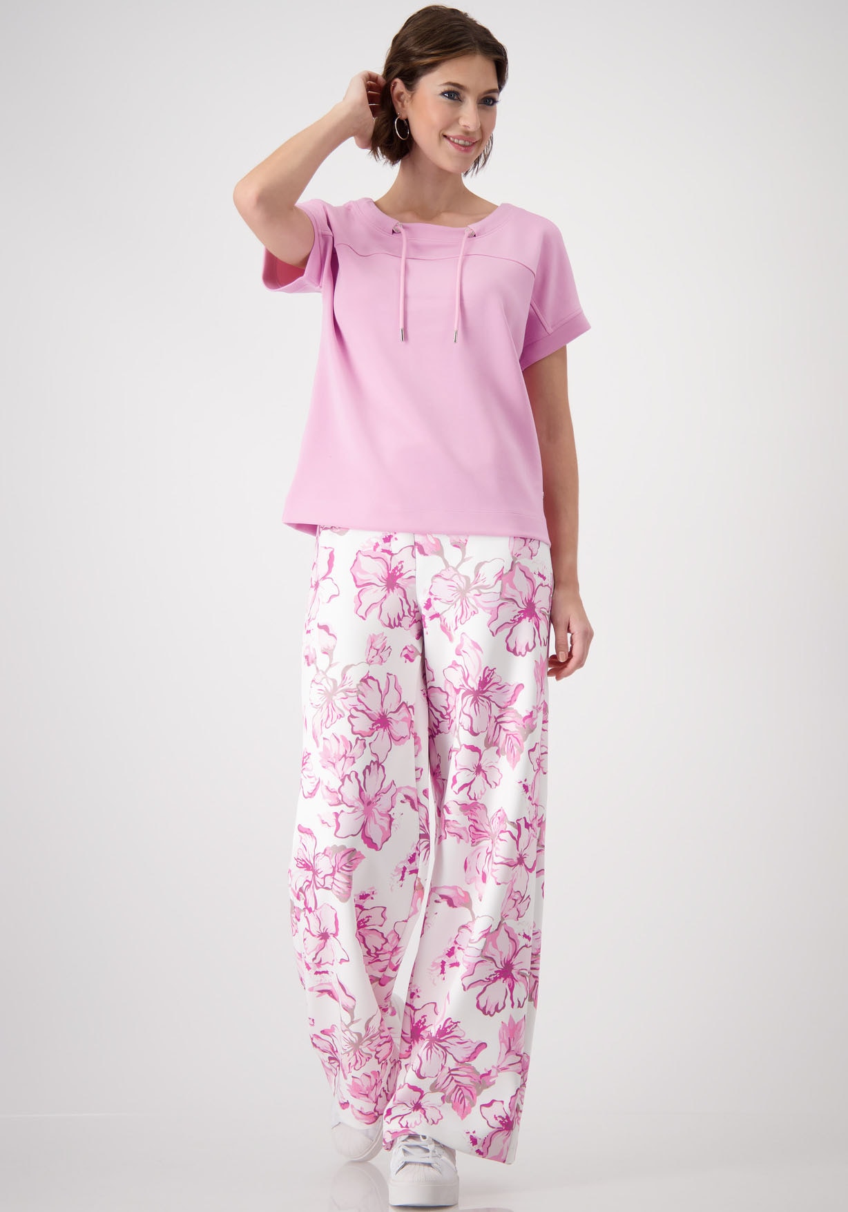 Monari Sweatshirt, mit Kordeldurchzug
