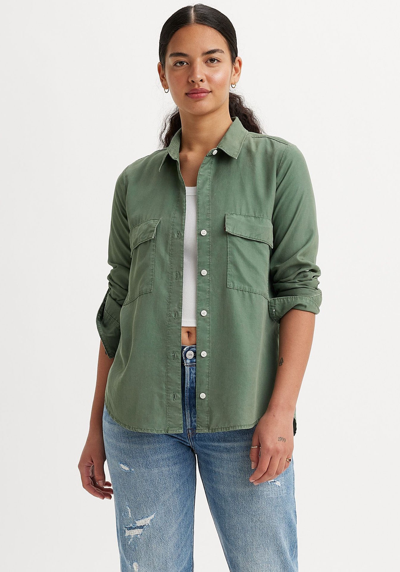 Levi's® Hemdbluse »DOREEN UTILITY SHIRT RE« in gewaschener Optik