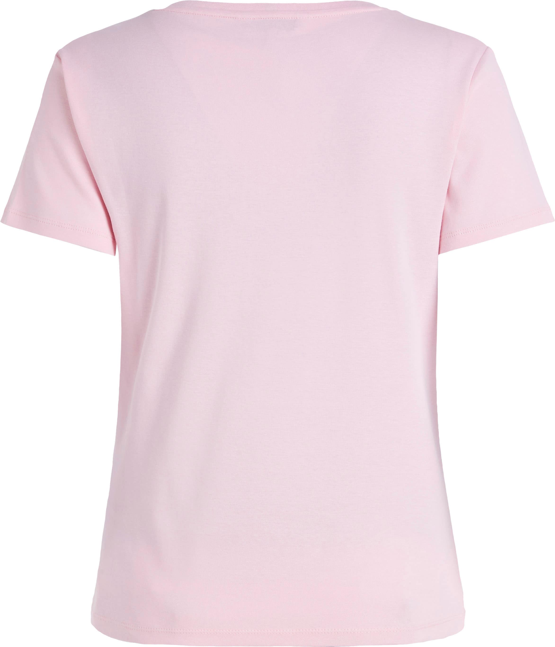 bei shoppen SS«, Jelmoli-Versand T-Shirt »SLIM Tommy mit Hilfiger Logostickerei dezenter online RIB V-NECK CODY Schweiz