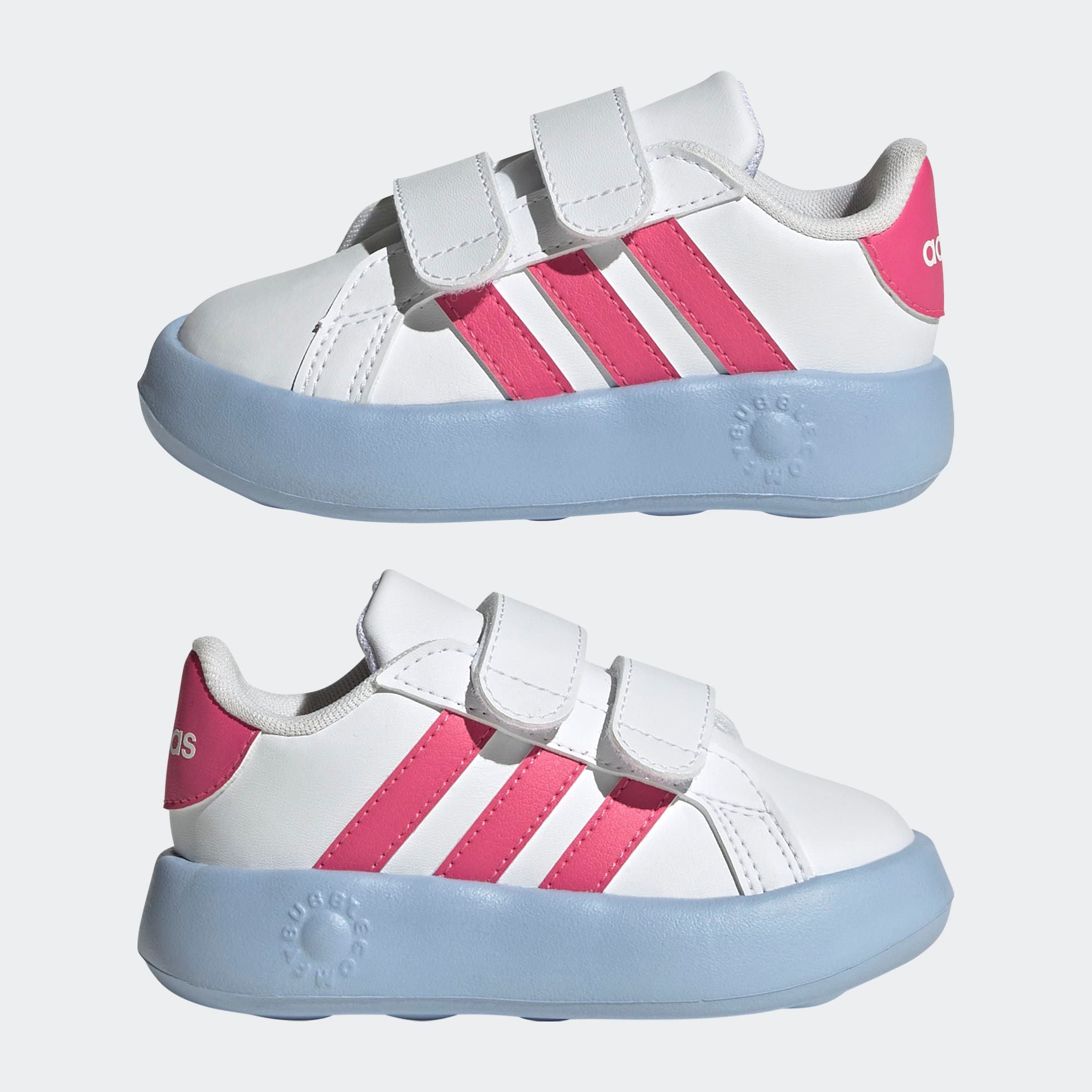 adidas Sportswear Klettschuh »GRAND COURT 2.0 KIDS«, Design auf den Spuren des adidas Superstar, für Kinder