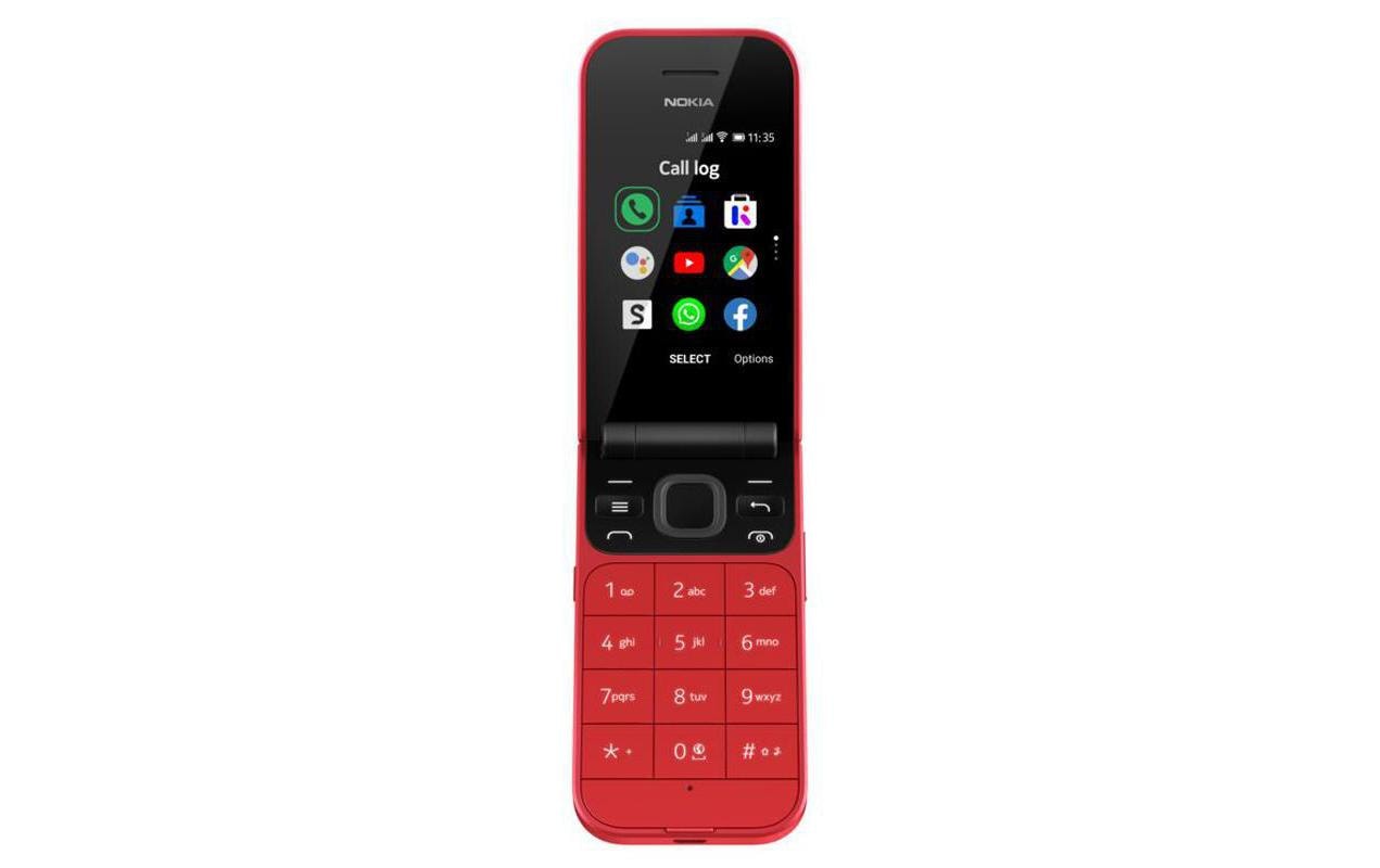 Nokia Klapphandy »2720 Flip«, rot, 7,11 cm/2,8 Zoll