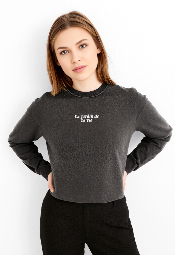 ONLY Sweatshirt »ONLLUCINDA L/S FLOWERS O-NECK UB SWT«