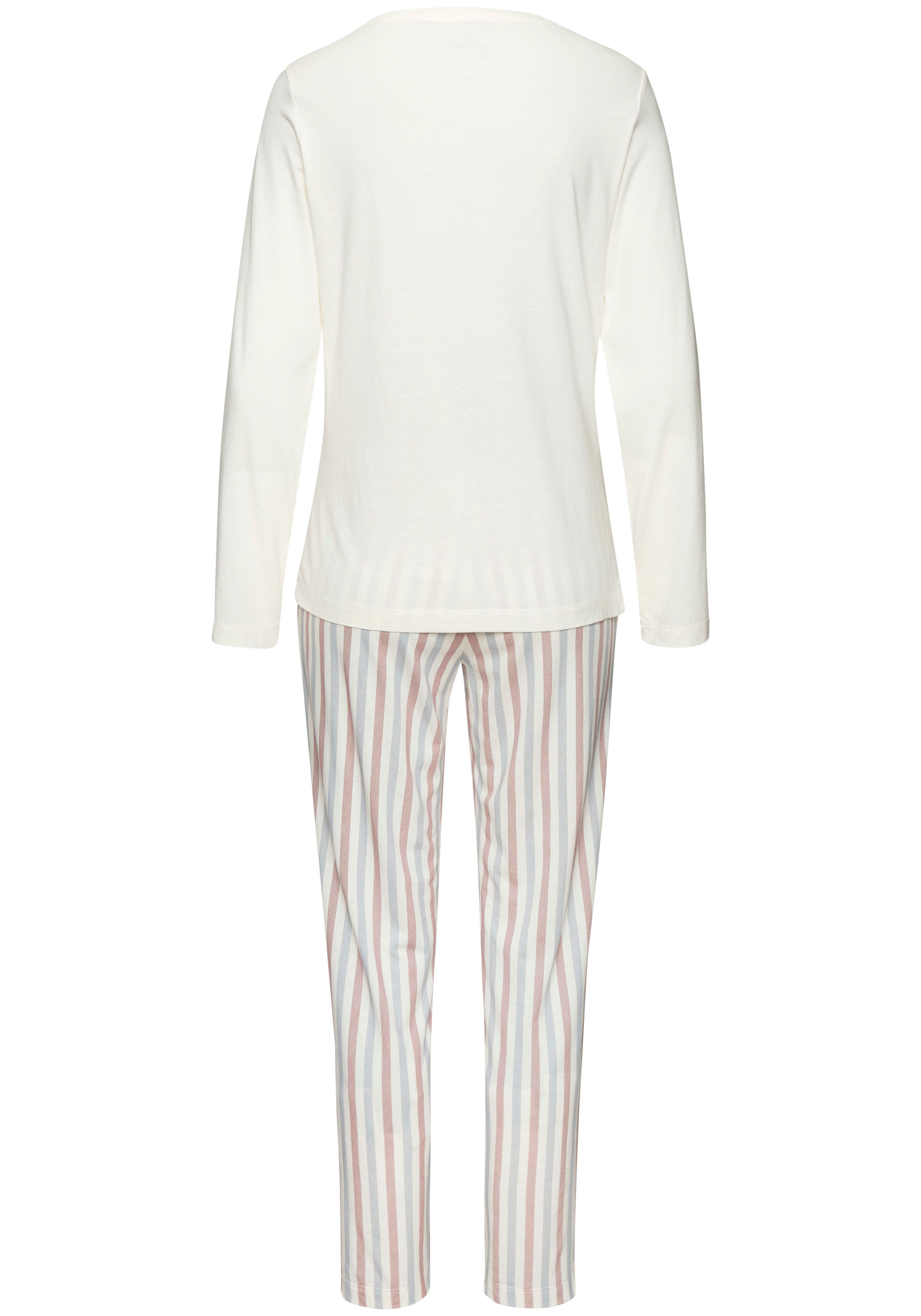 Vivance Dreams Pyjama, (2 tlg.), mit süssem Schrift-Aufdruck