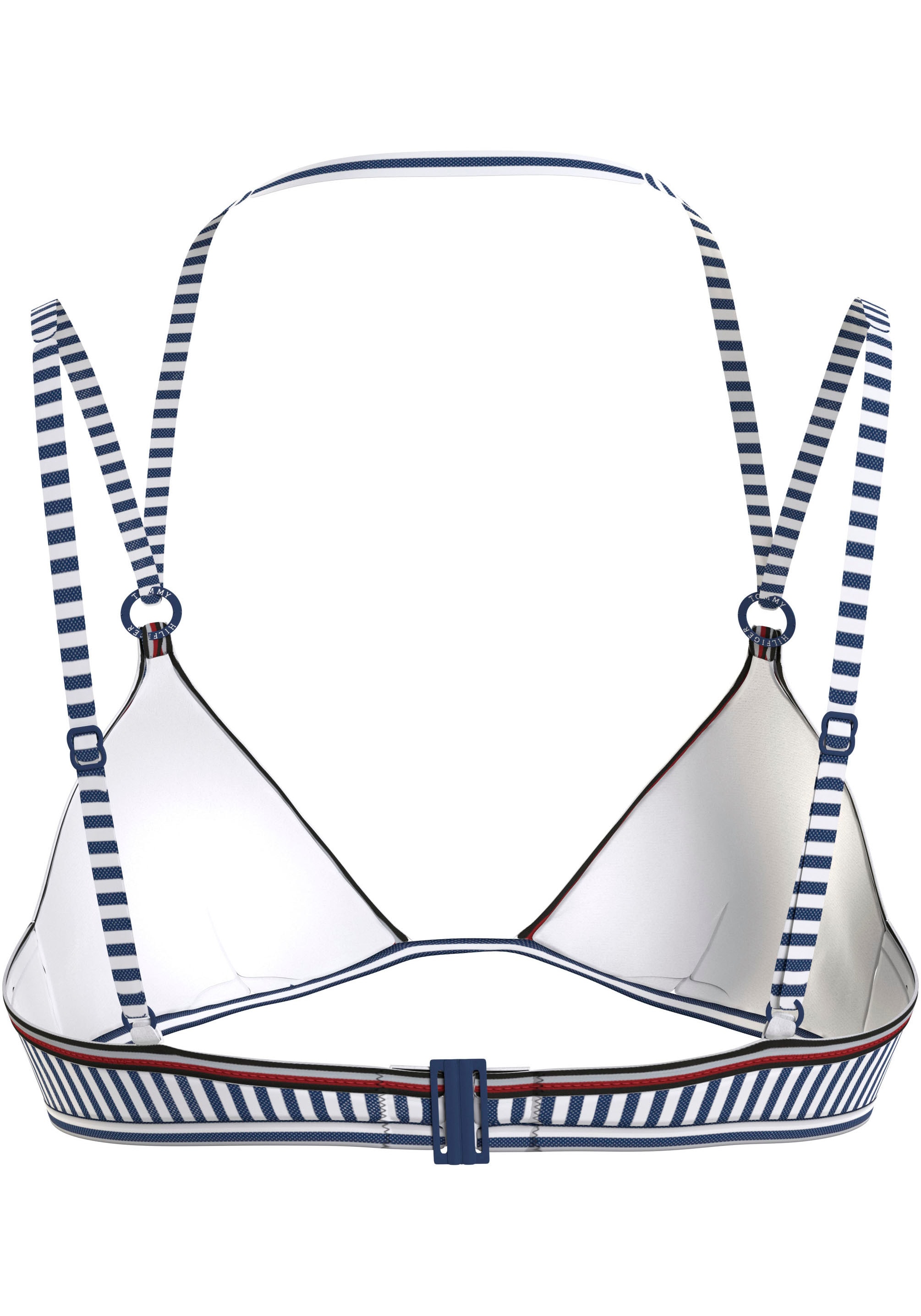 Tommy Hilfiger Swimwear Triangel-Bikini-Top »TRIANGLE FIXED RP PRINT«, mit Zierringen