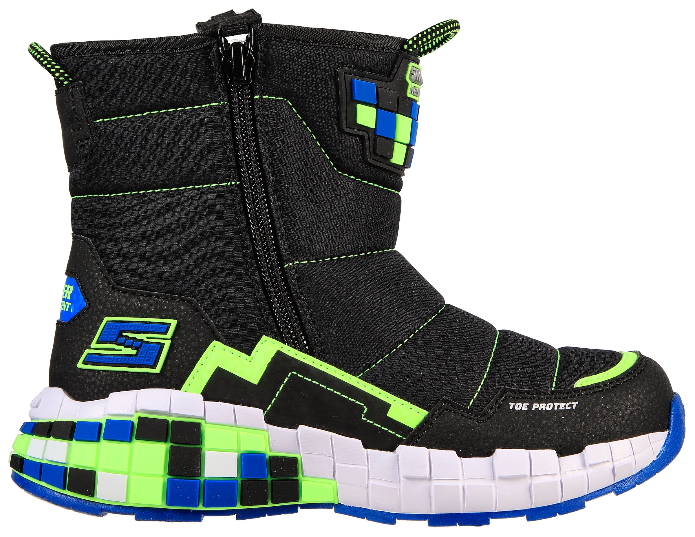 Skechers Kids Winterboots »MEGA-CRAFT FLASH BREEZE«, mit Reissverschluss