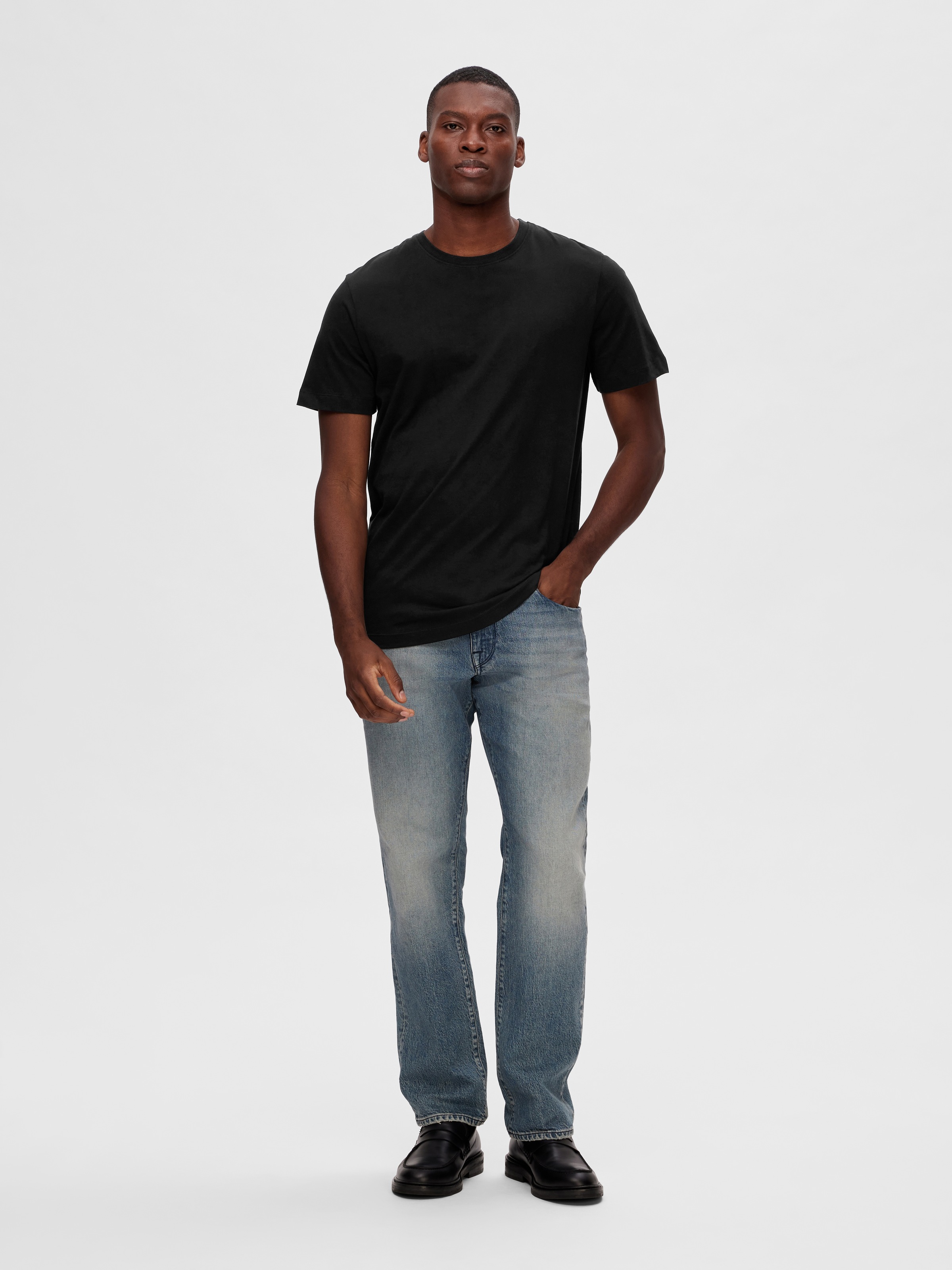 SELECTED HOMME Rundhalsshirt »SLHCORMAC SS O-NECK TEE 5 PACK NOOS«, (Packung, 5 tlg.)