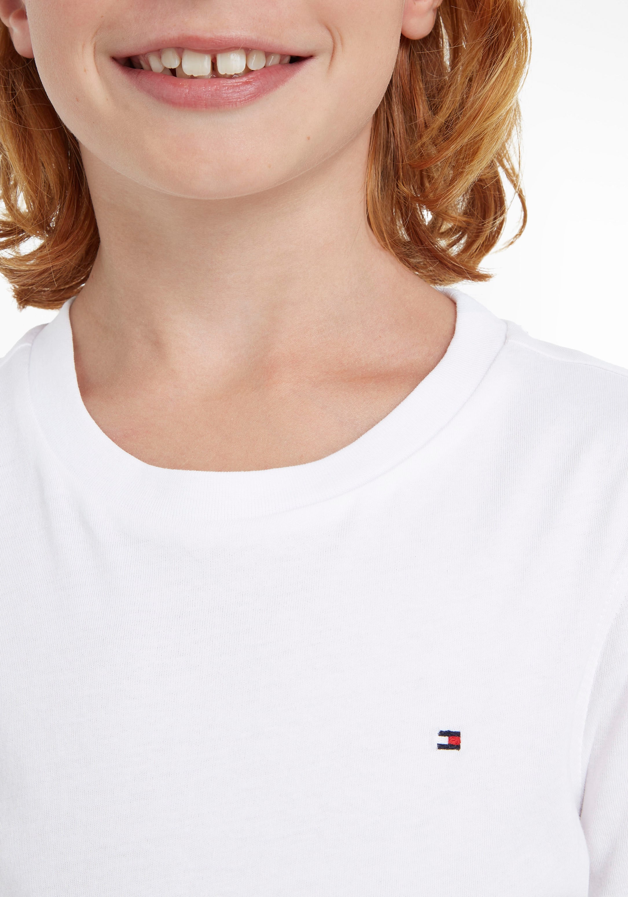 ✵ Tommy CN günstig Jelmoli-Versand | »BOYS T-Shirt ordern BASIC KNIT« Hilfiger