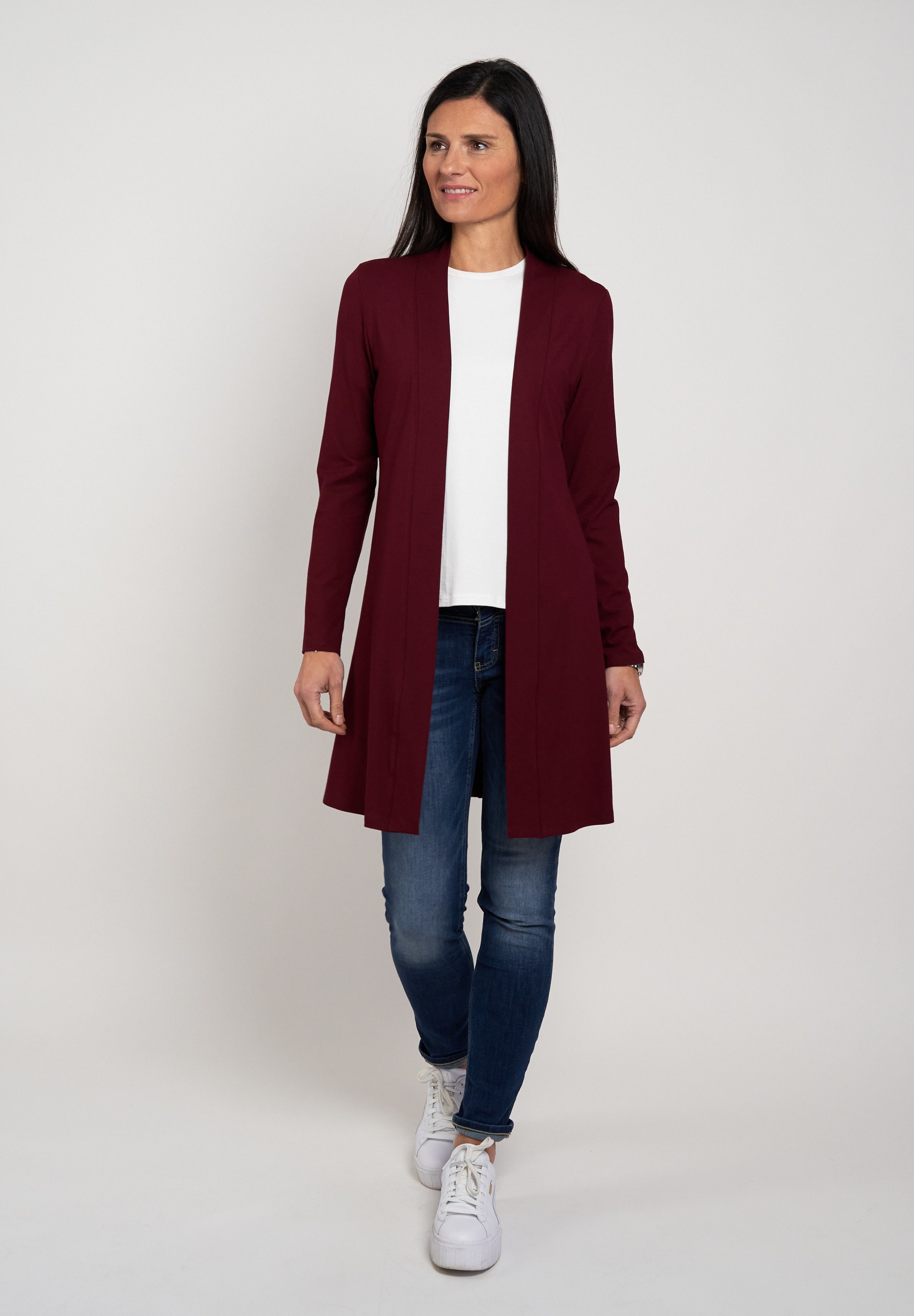 Seidel Moden Cardigan ohne Verschluss und aus Viskose MADE IN GERMANY