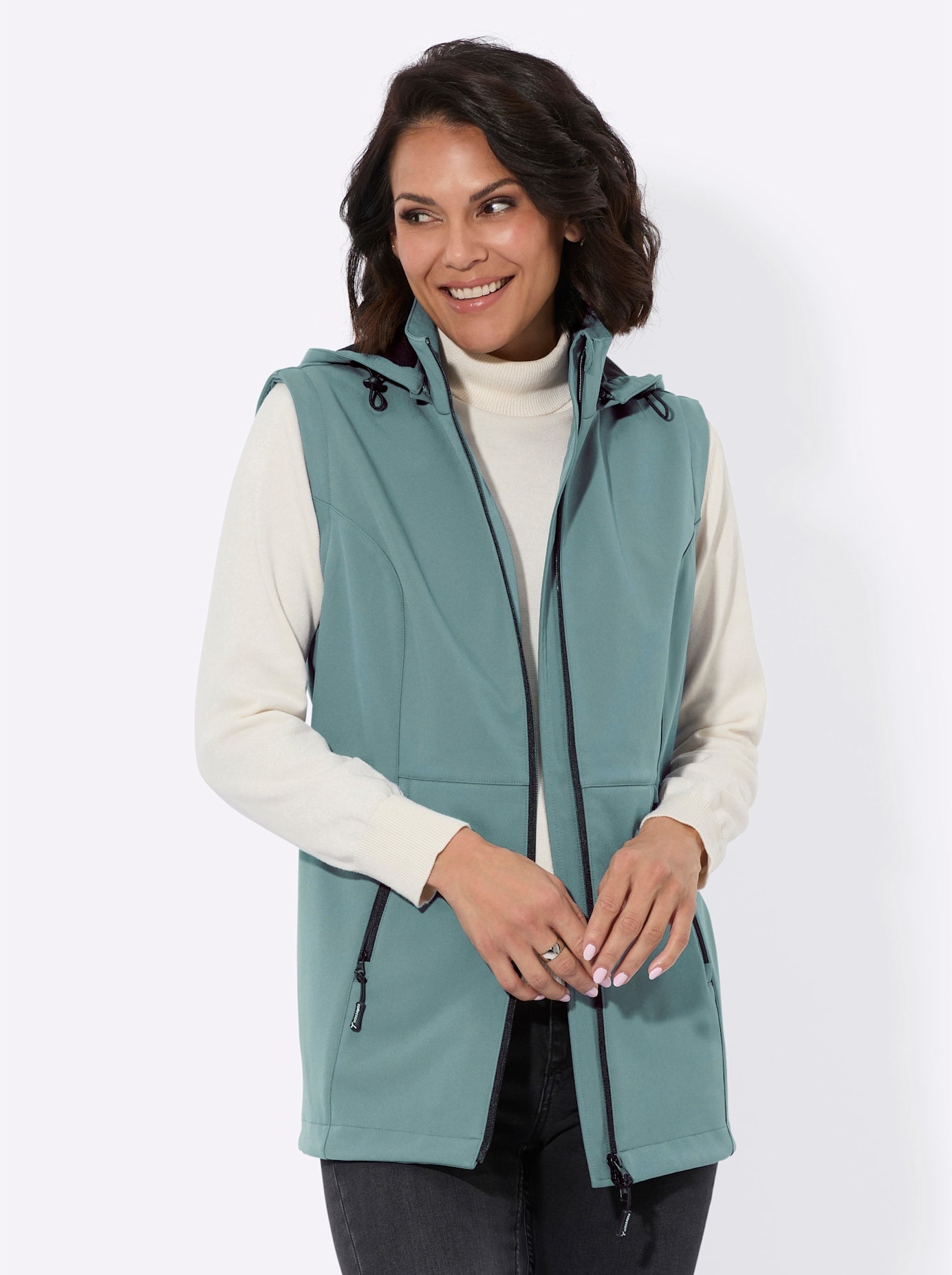 Casual Looks Softshelljacke, mit Kapuze