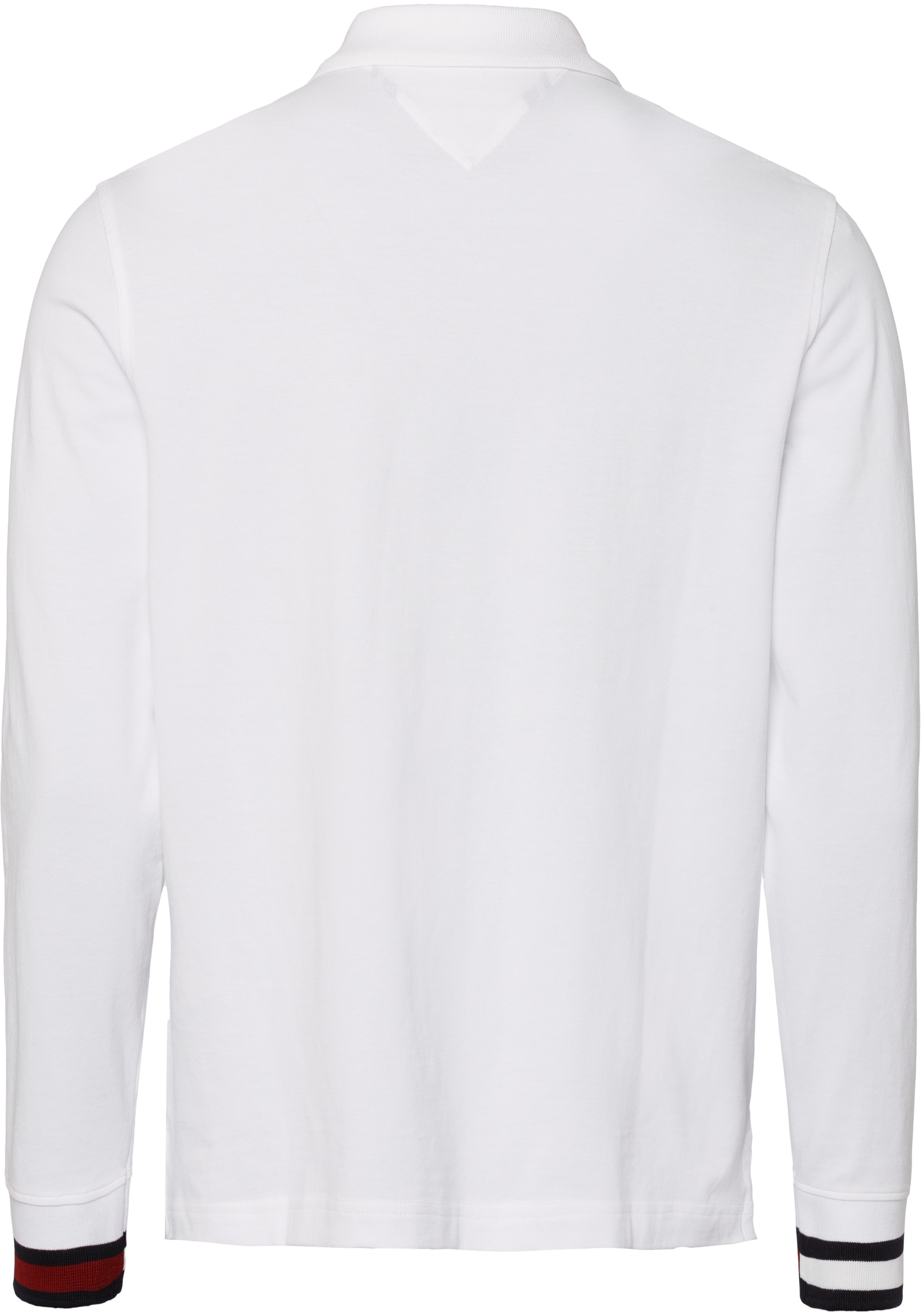 Tommy Hilfiger Poloshirt »FLAG CUFF CHEST LOGO LS REG FIT«, (1 tlg.), mit  gemusterten Rippbündchen online shoppen | Jelmoli-Versand