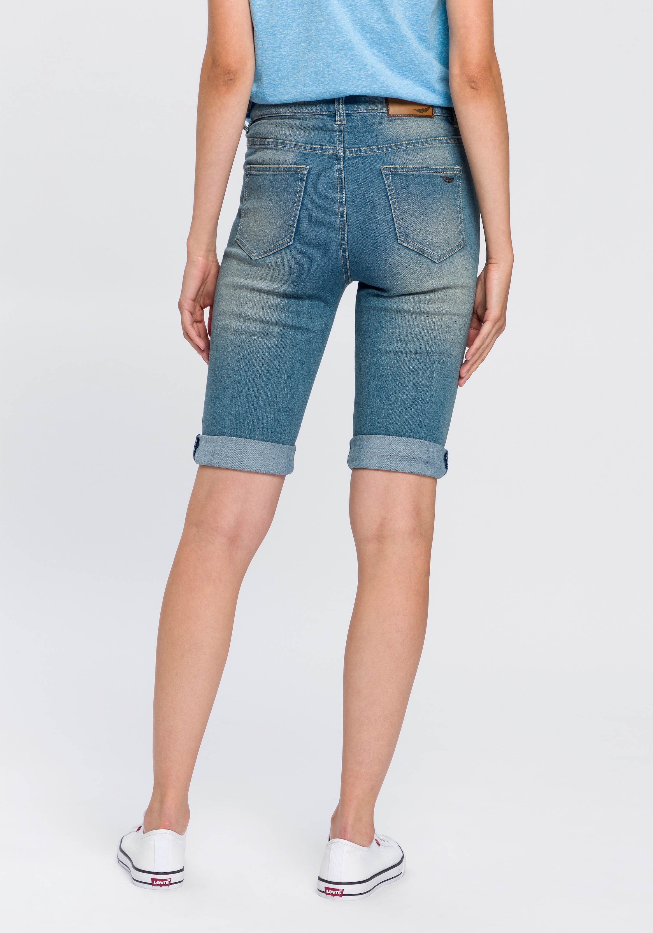 Arizona Jeansbermudas, High Waist