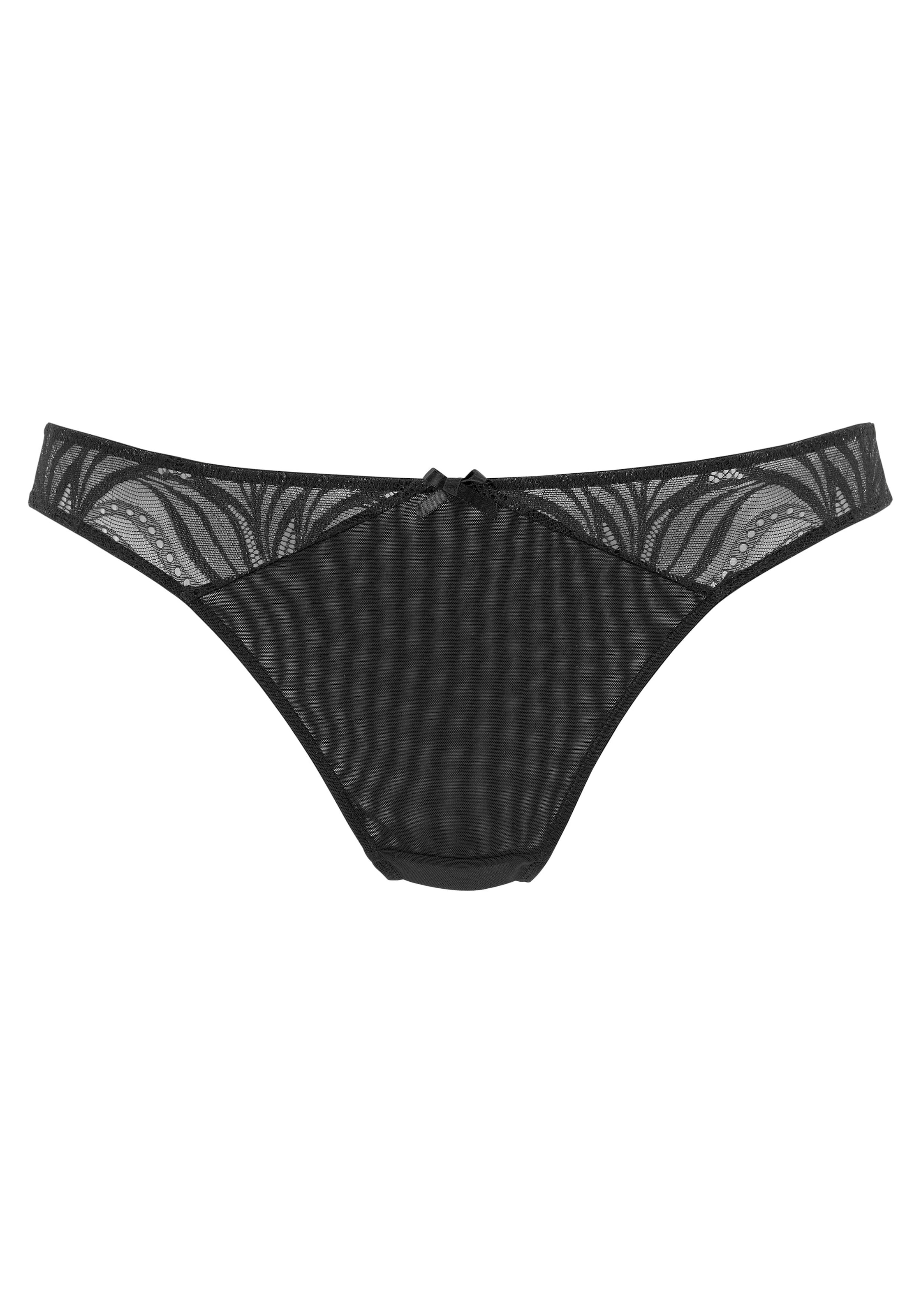 Nuance String, mit aufregender Bänder-Optik und Metallperlen im Antiklook