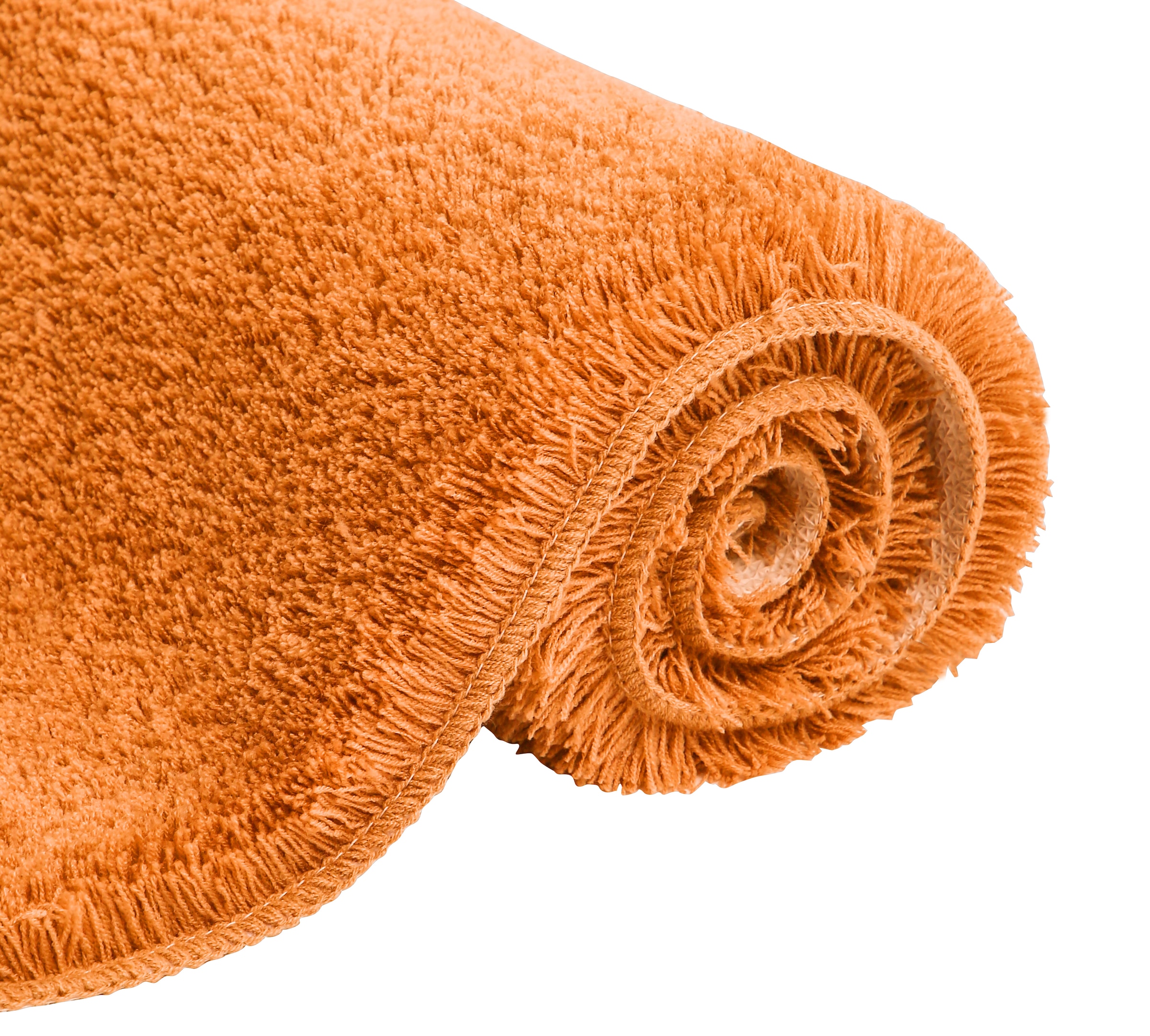 my home Badematte »Merida, Badvorleger, Badezimmer Teppich«, rutschhemmend beschichtet, fussbodenheizungsgeeignet-schnell trocknend-strapazierfähig, Badteppich, Uni Farben, rechteckig, rund & als 2-tlg. Set erhältlich