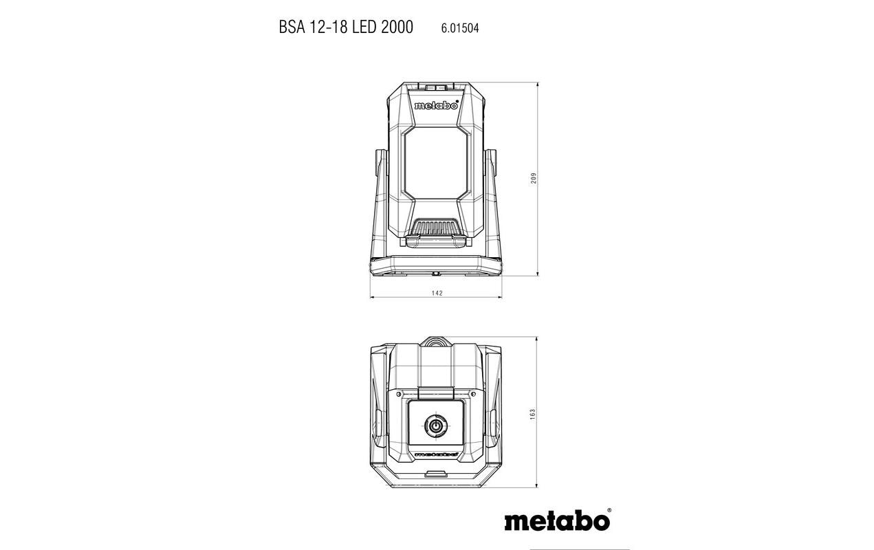 metabo Baustrahler »BSA 43435 LED 200«