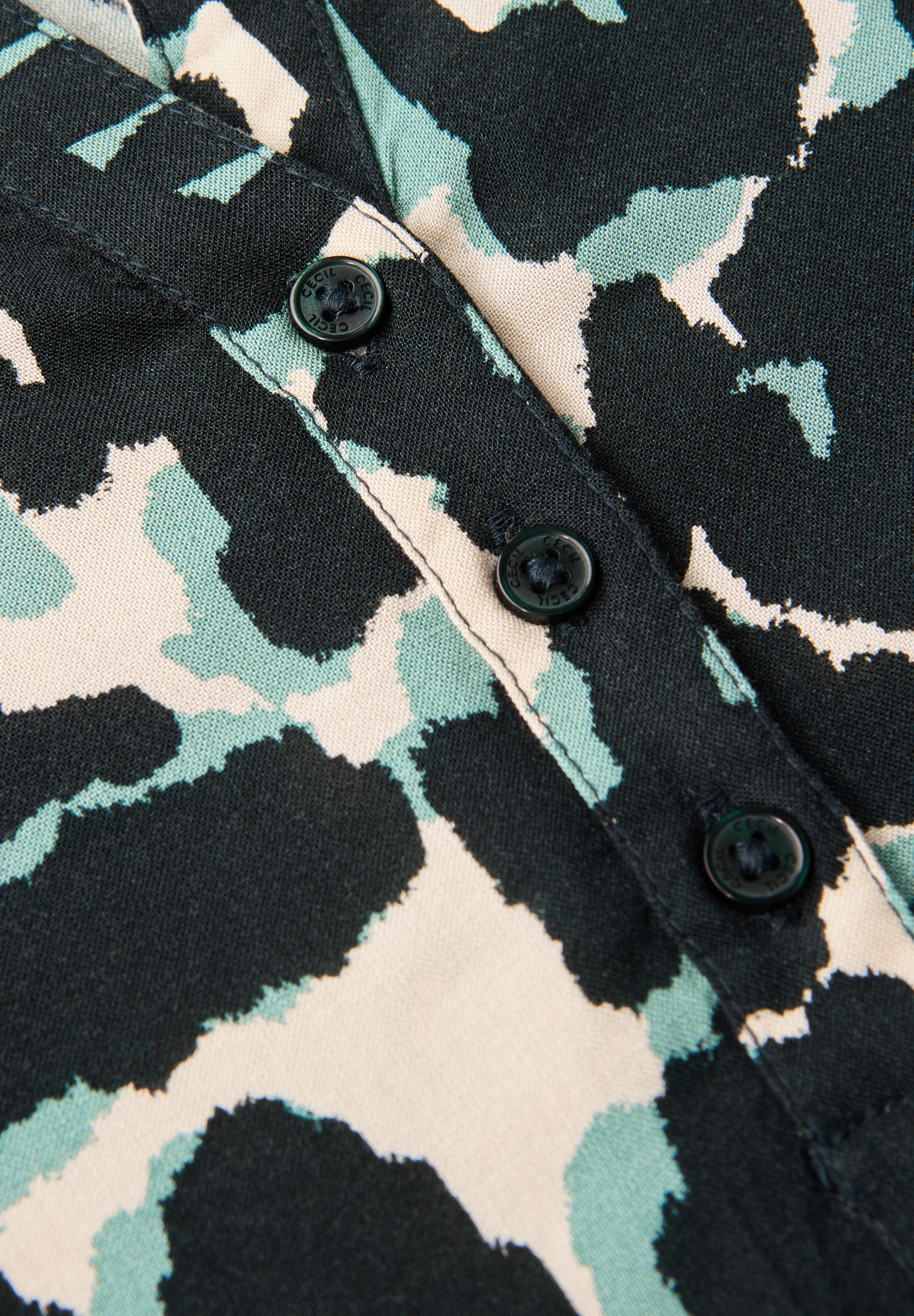 Cecil Langarmbluse, mit All-Over Print