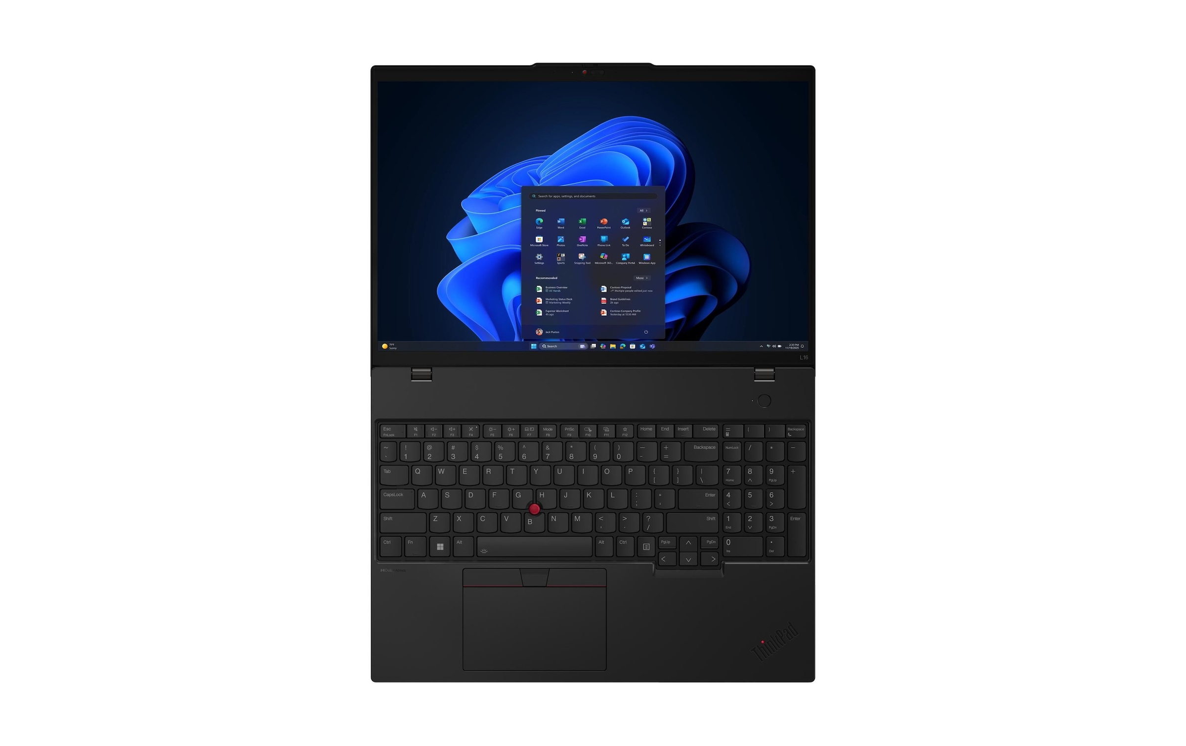 Lenovo Notebook »ThinkPad L16 G2 (Intel)«, / 16 Zoll, Intel, Core Ultra 7, Intel Graphics