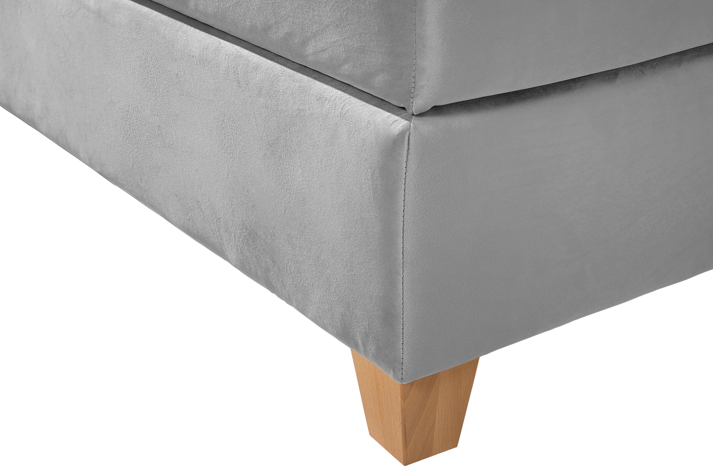 Home affaire Boxspringbett »Moulay«, inkl. Topper, in Überlänge 220 cm, 3 Härtegrade, auch in H4