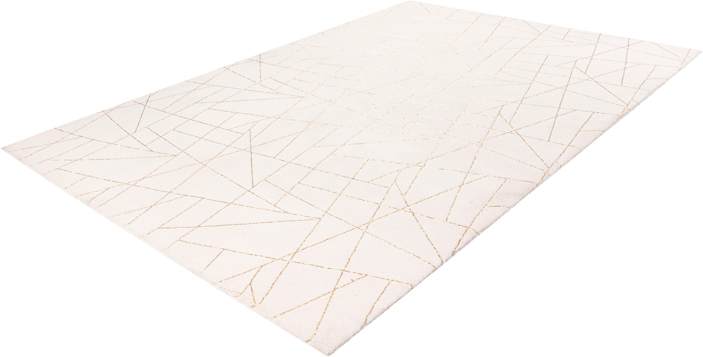 me gusta Teppich »Bijou 125«, rechteckig, 20 mm Höhe, Glanz Effekt, weicher Flor, Wohnzimmer, Schlafzimmer