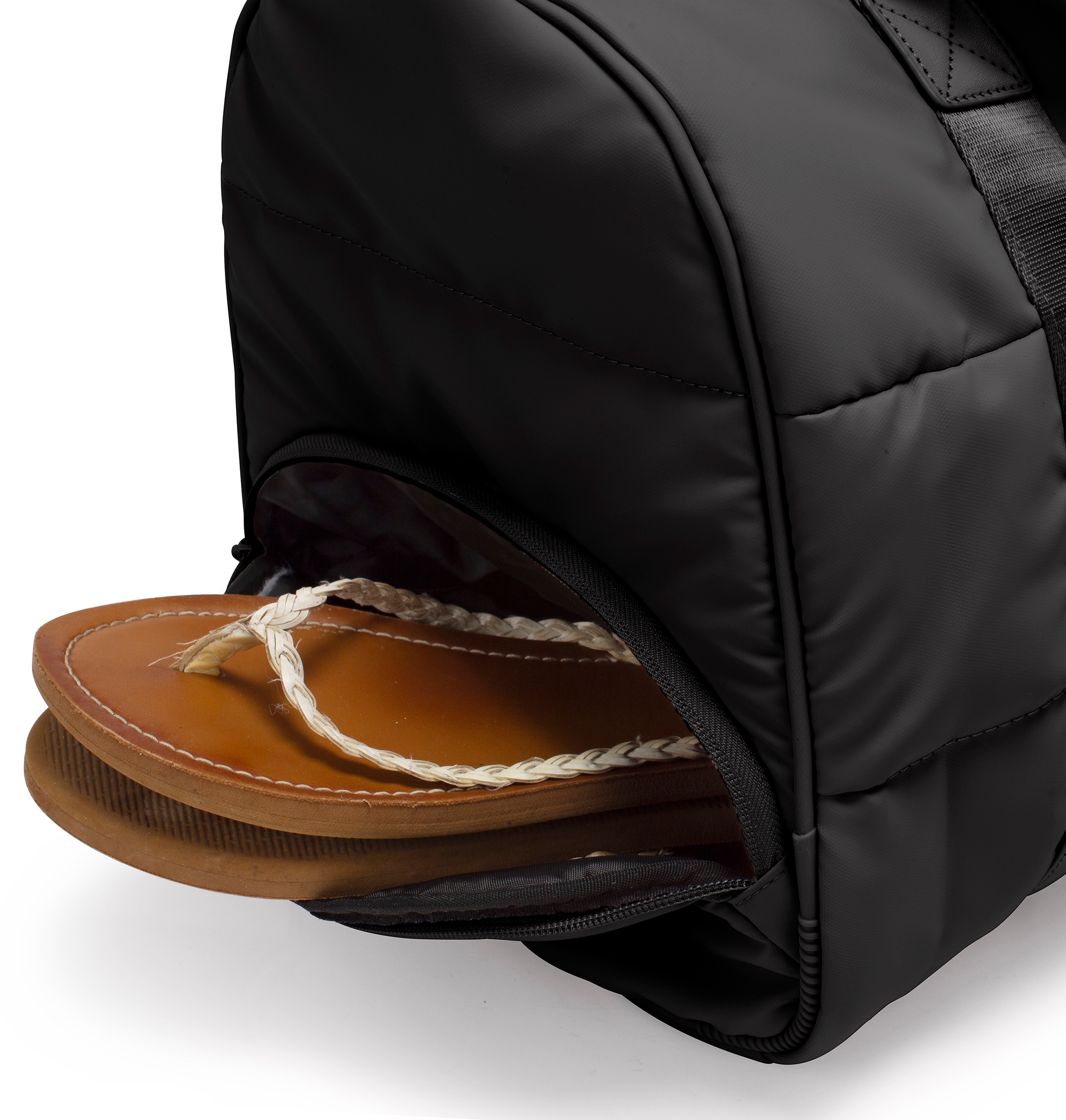 Heys Reisetasche »The Puffer Duffle Bag«, Weekender Duffle Bag Schuhfach Aufstecksystem