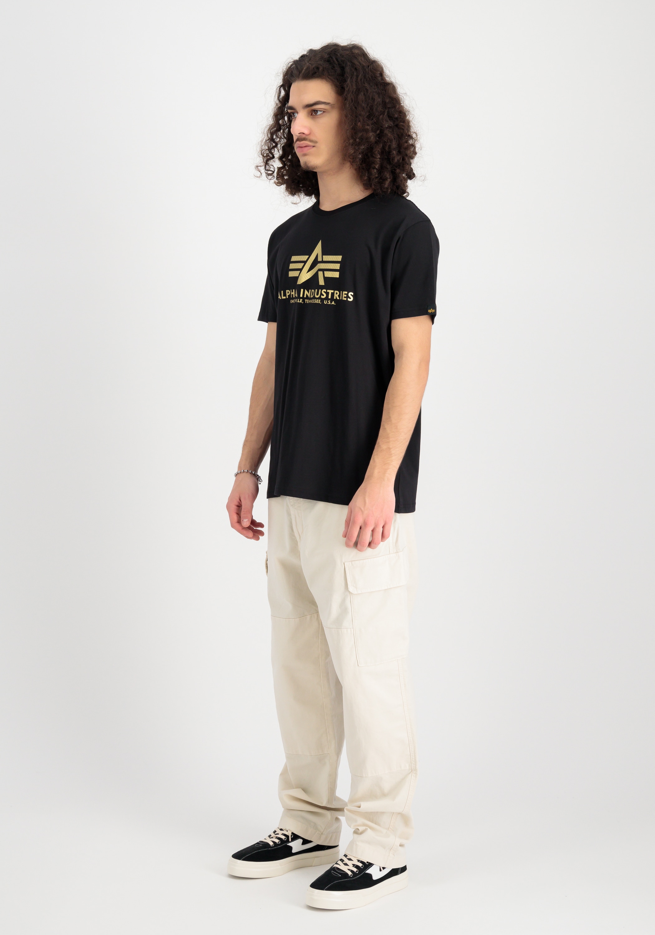 Alpha Industries T-Shirt »Alpha Industries Men - T-Shirts Basic T Carbon«