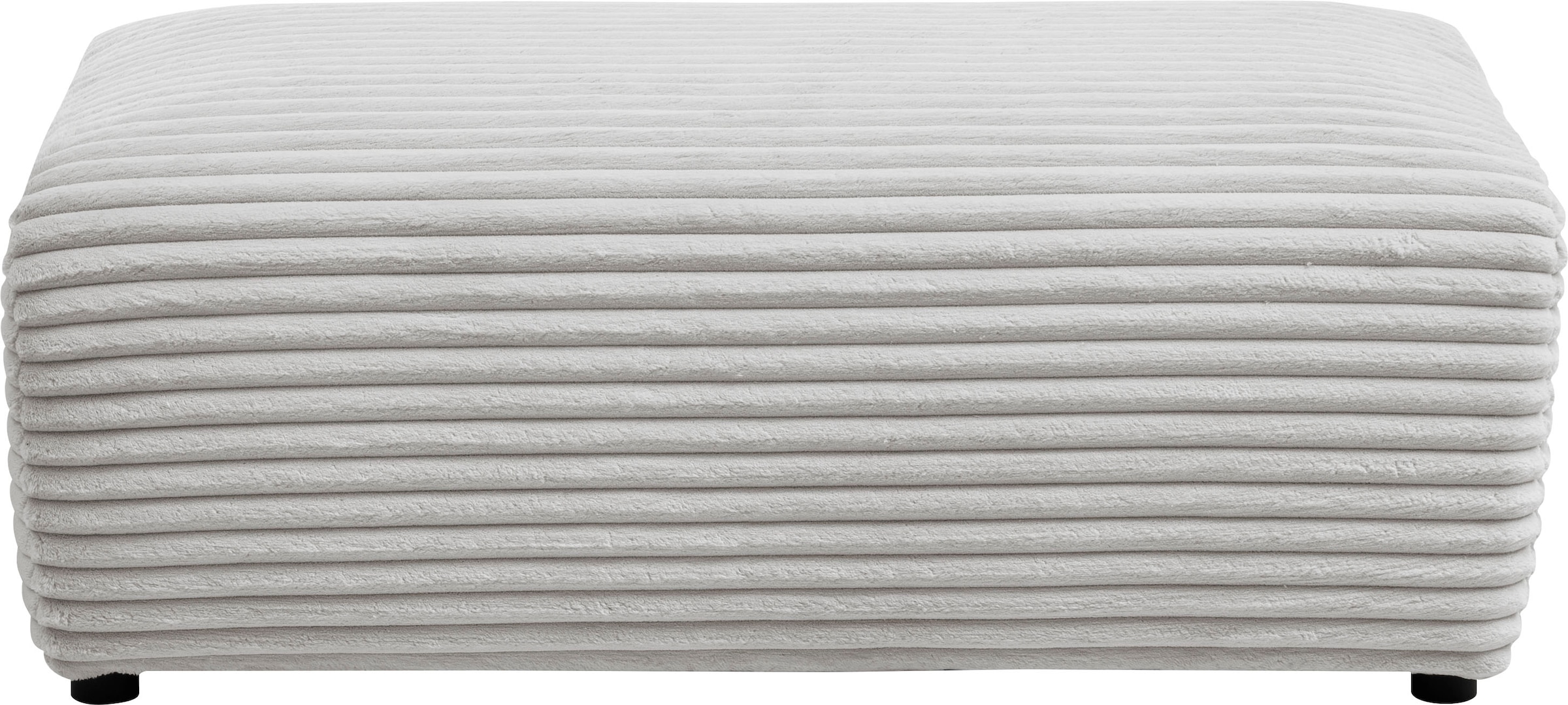 andas Hocker »BAKELS, Polsterhocker in Cord oder Boucle-Stoff«, zur Serie BAKELS, Hocker stellbar zum Schlafsofa (Krokodilverbinder)