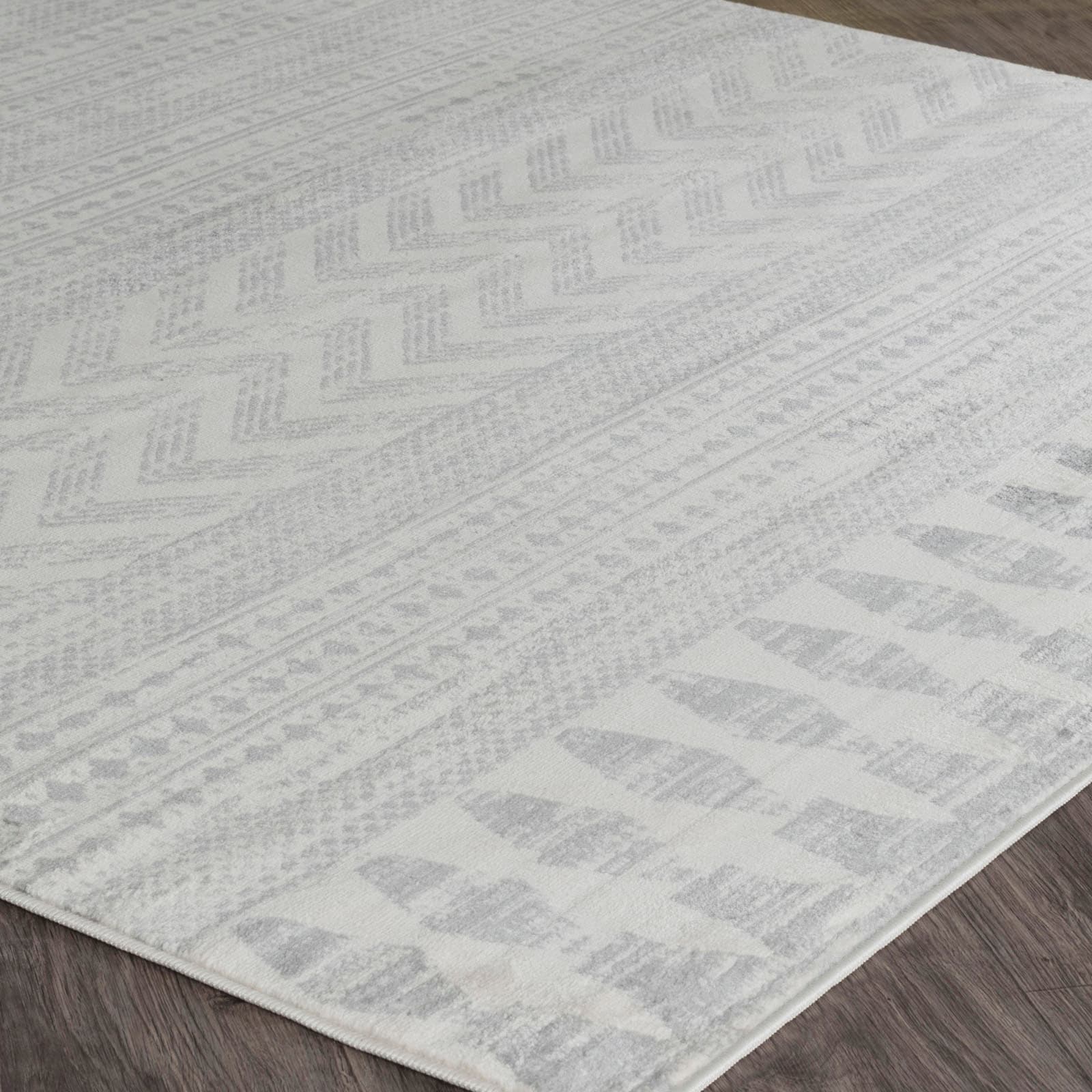 Livabliss Teppich »MYKONOS«, rechteckig, 8 mm Höhe, Skandi Design, Modern Boho Kurzflor Wohnzimmerteppich, Schlafzimmer