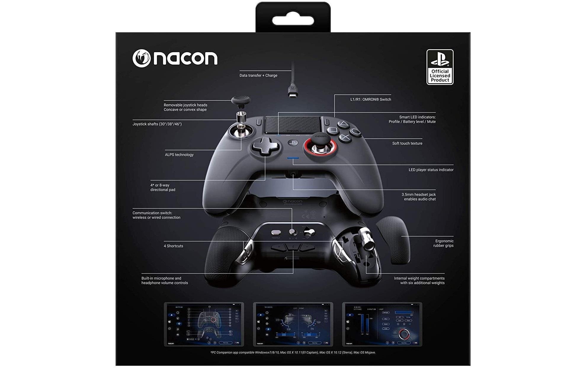 Gamepad »GAME Nacon Revolution Unlimited Pro«