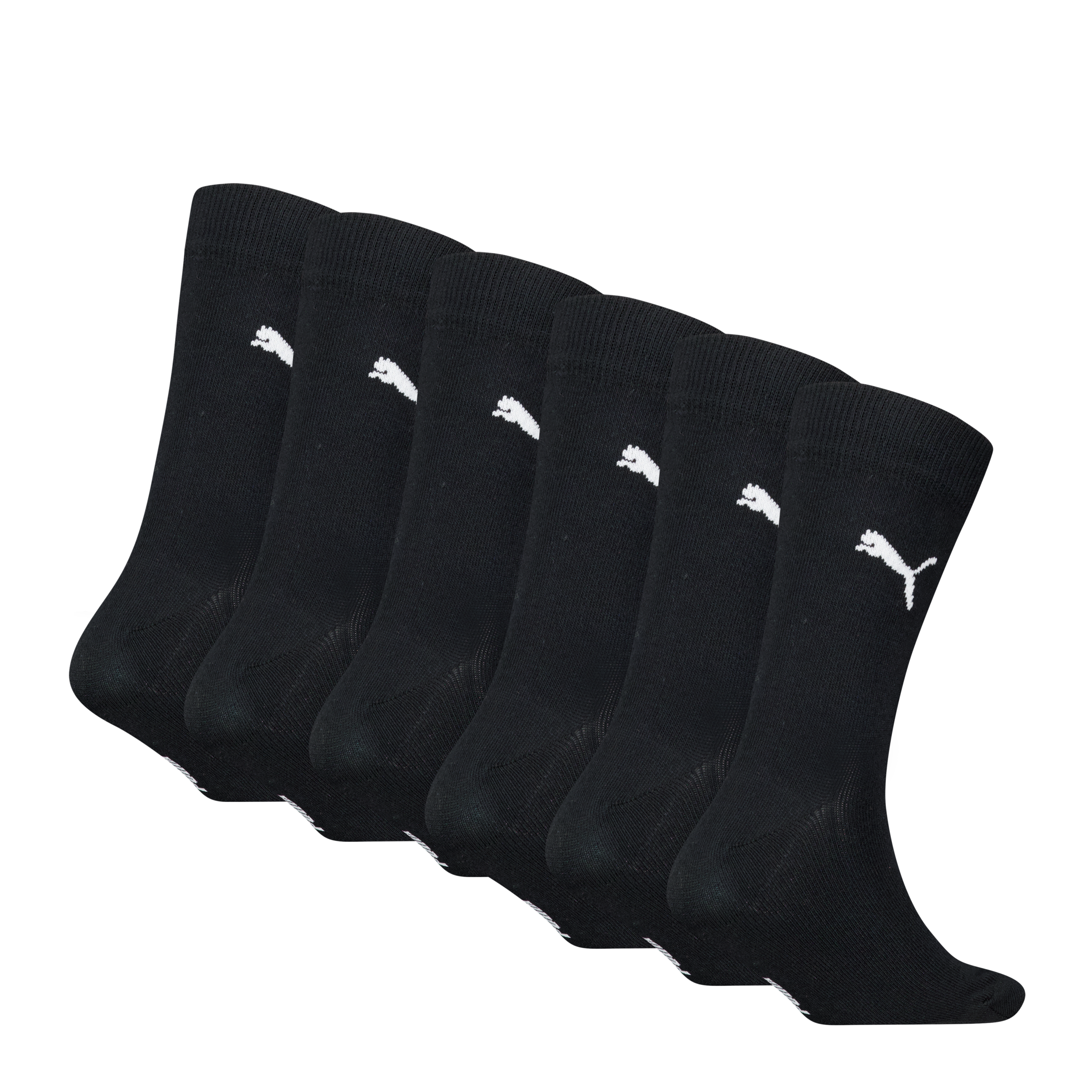 PUMA Socken »PUMA KIDS EASY RIDER 6P ECOM«, (6 Paar), Sportsocken, Rippenbündchen, Logo