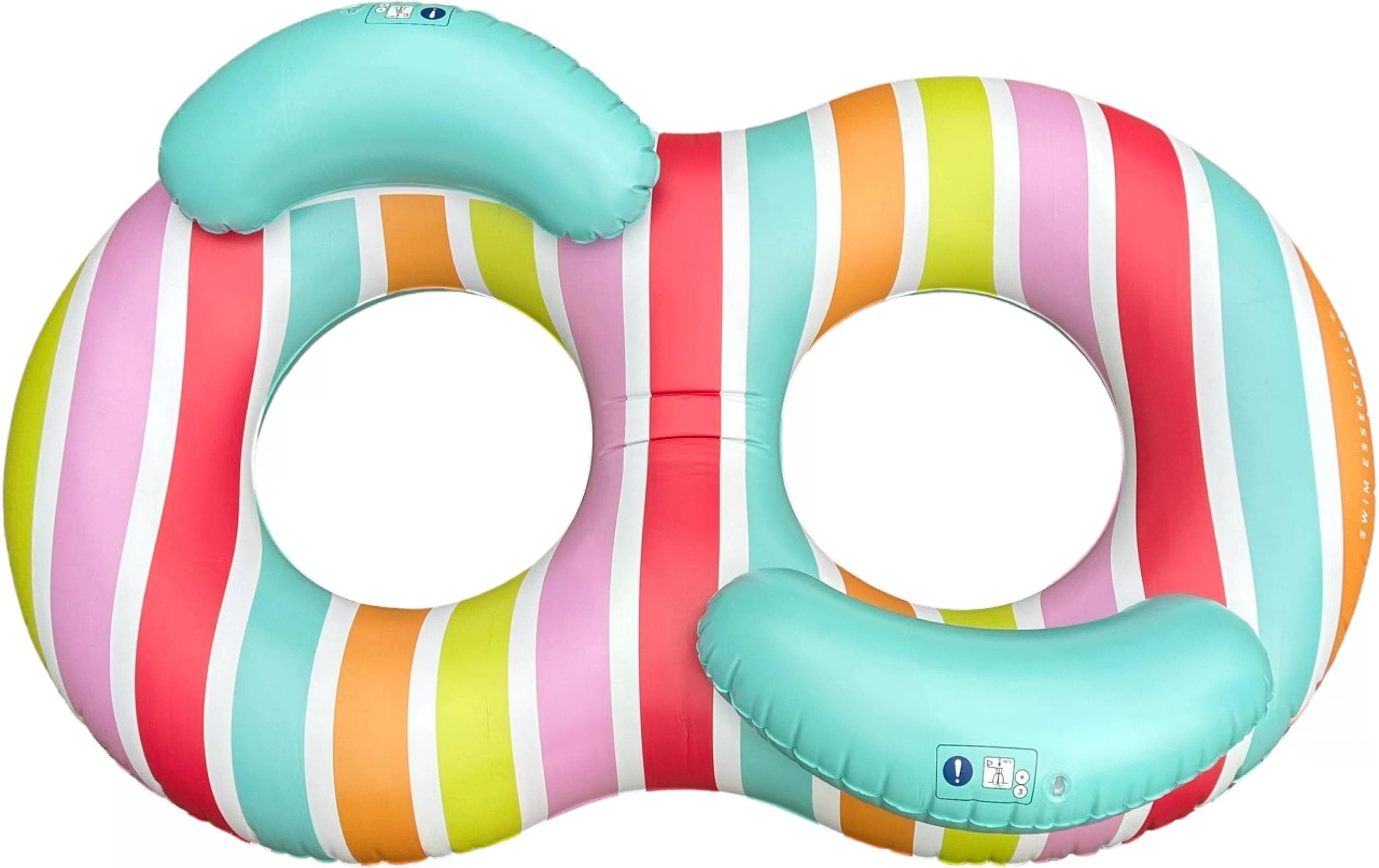 Schwimmring »Swim Essentials Striped Rainbow 190 cm«