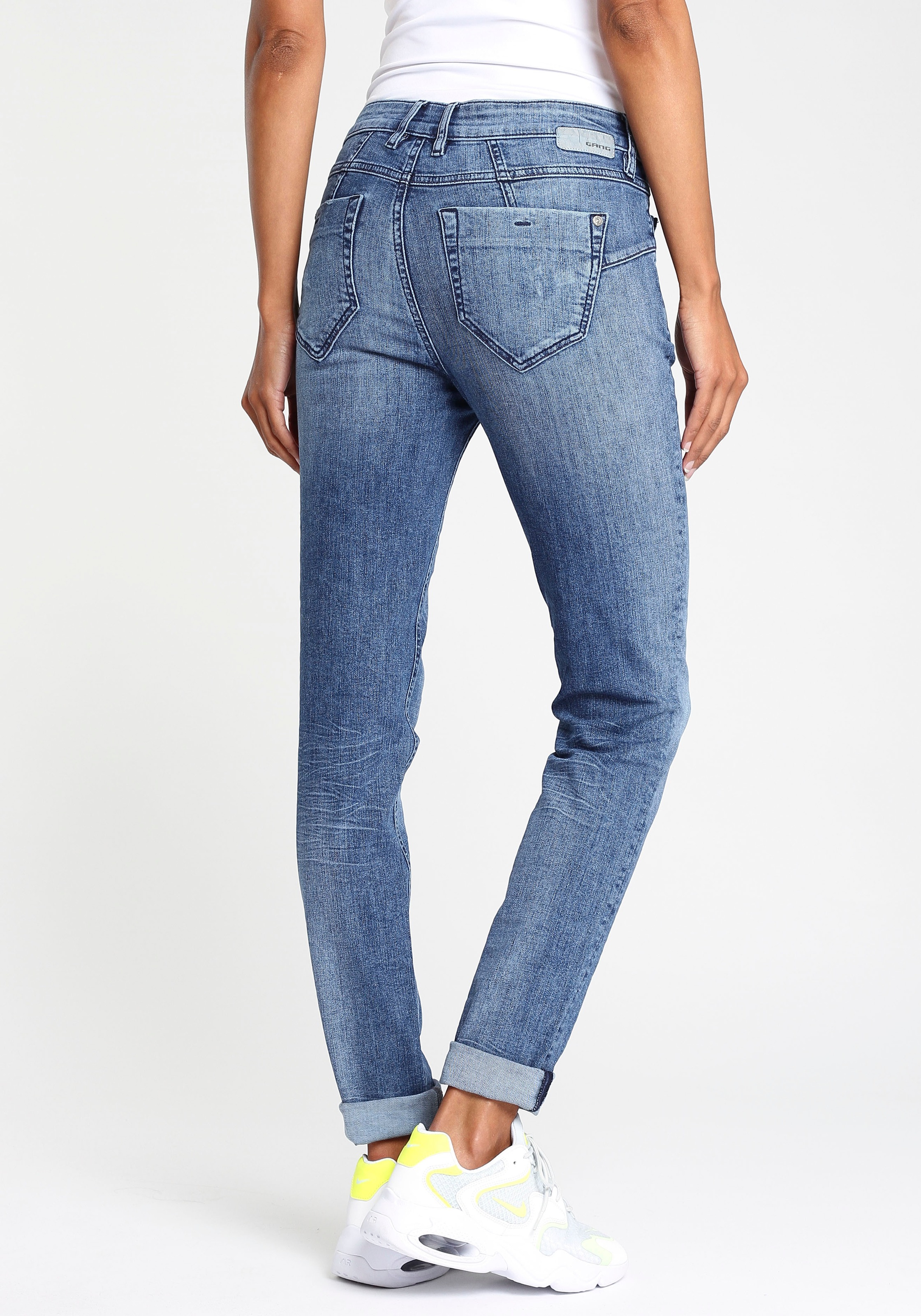 GANG Skinny-fit-Jeans »94MARISSA«, mit Jelmoli-Versand bei modischer bestellen vorn & Schweiz online V-Passe hinten