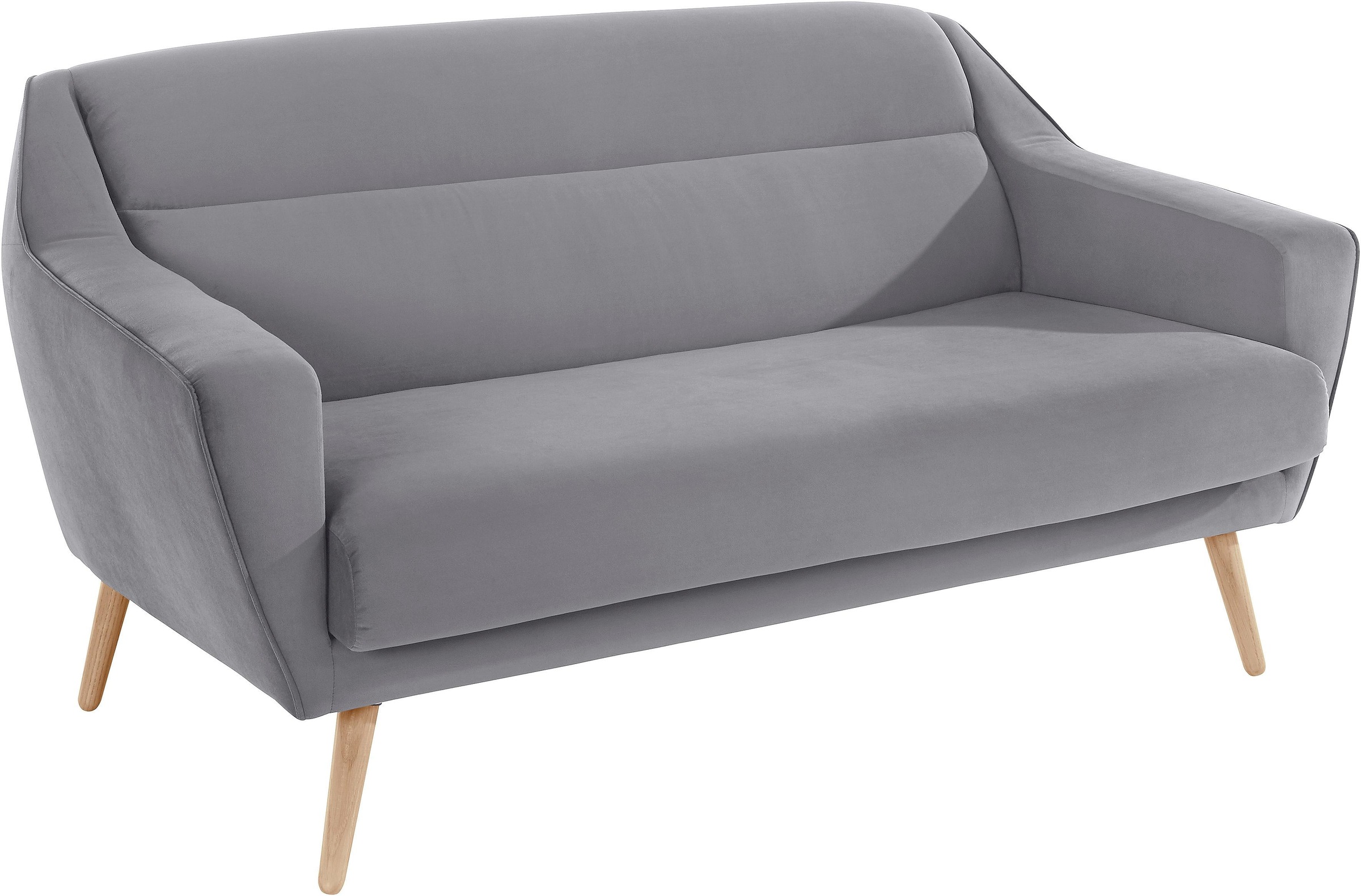 andas 3-Sitzer »Bille«, mit Naht im Rückenkissen und Eiche-Beinen, Design by Morten Georgsen