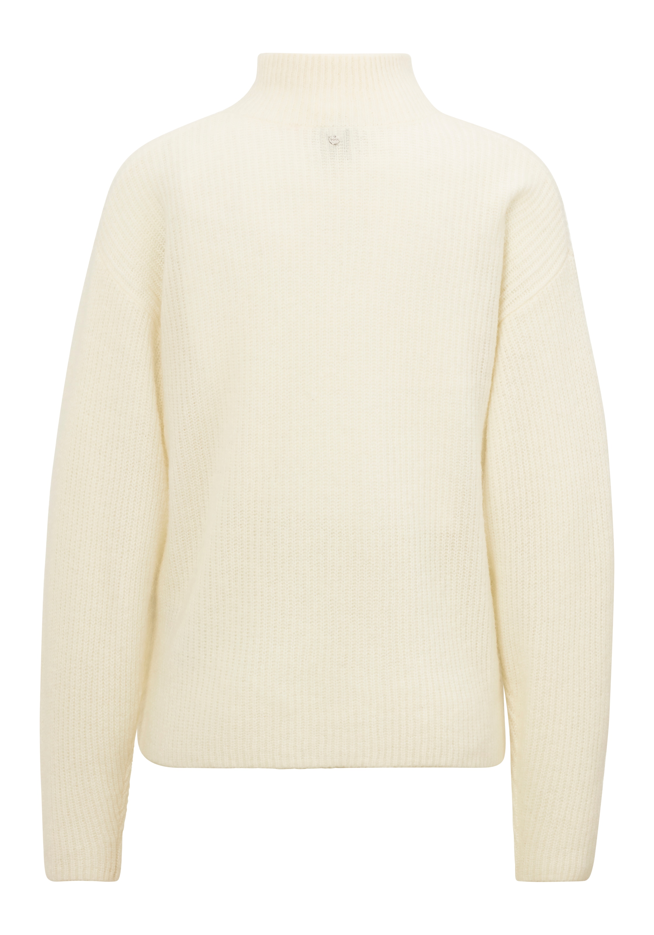 BOSS ORANGE Strickpullover »Flondassy Premium Damenmode«, mit kurzem Stehkragen