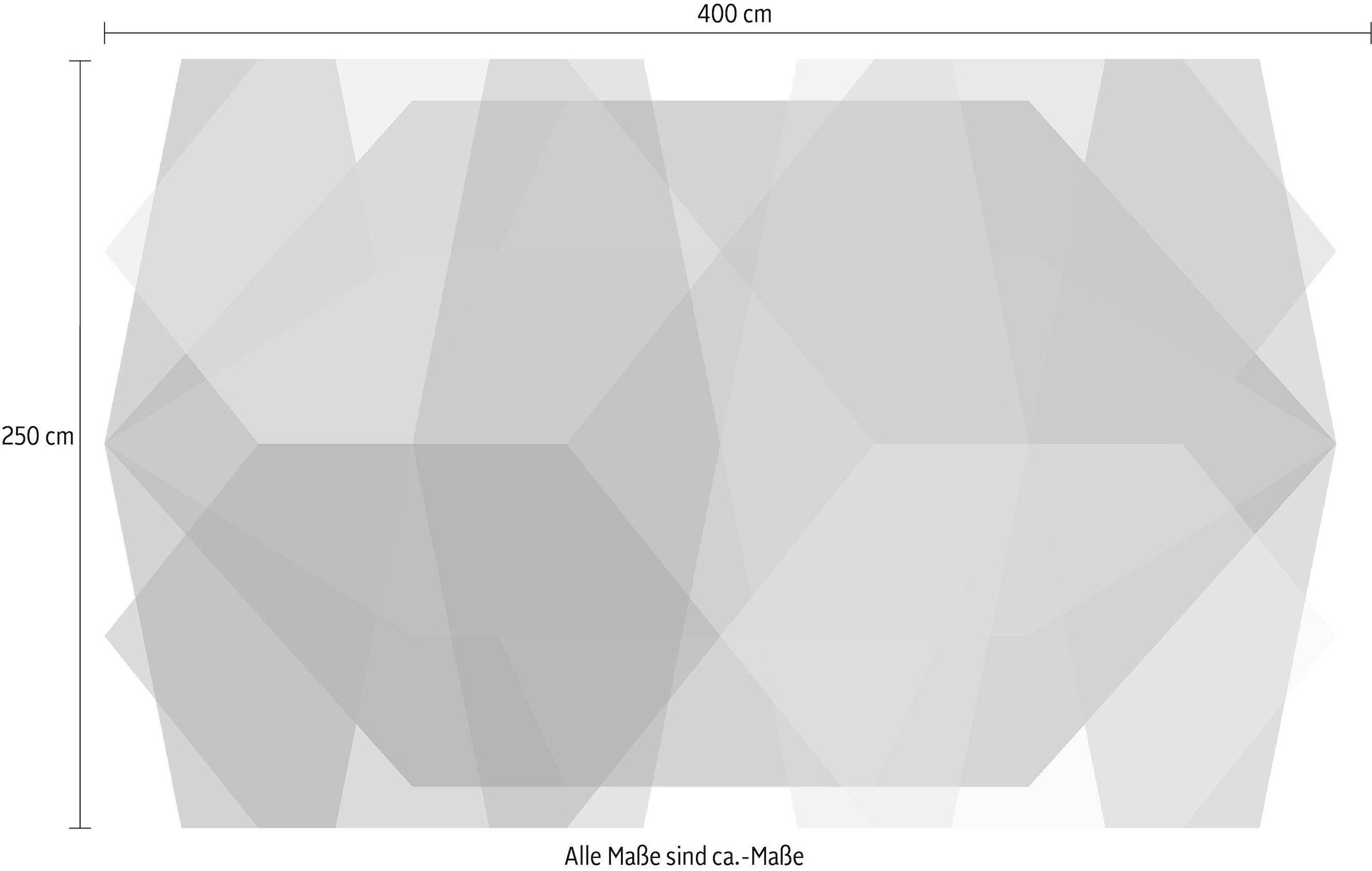 Komar Vliestapete »Digitaldruck Vlies - Gem Stone Diamond - Grösse 400 x 250 cm«, bedruckt, Wohnzimmer, Schlafzimmer