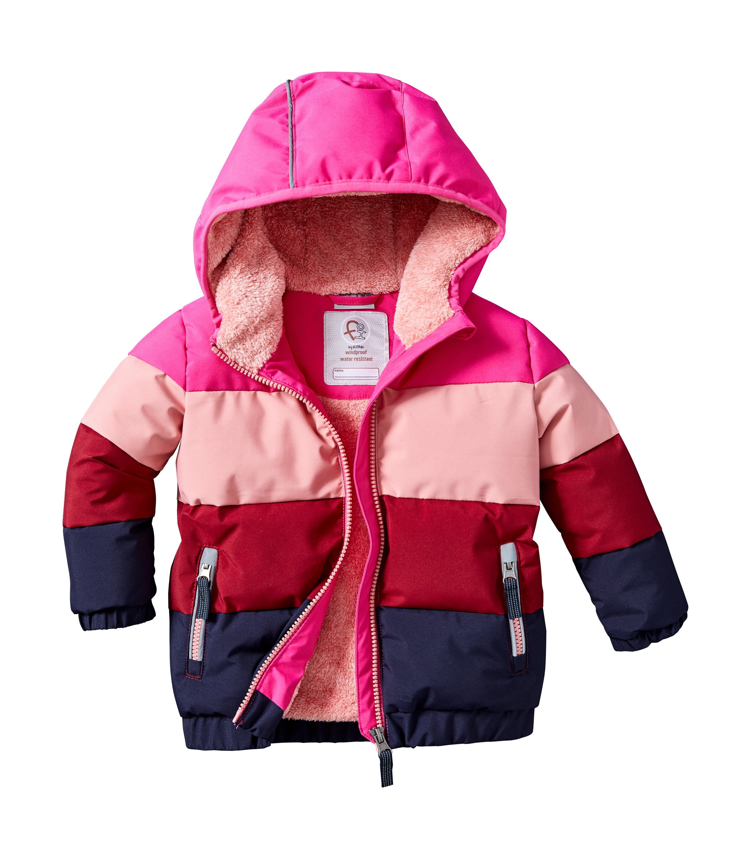 first instinct by killtec Steppjacke »FIOW 21 MNS QLTD JCKT«, Warme, atmungsaktive Kinderjacke, wasserdicht, PFAS-frei imprägniert