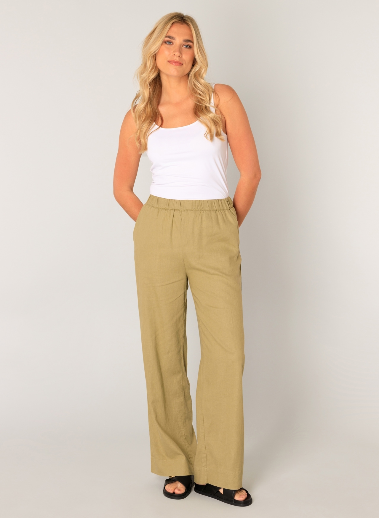 Base Level Leinenhose »Yul«
