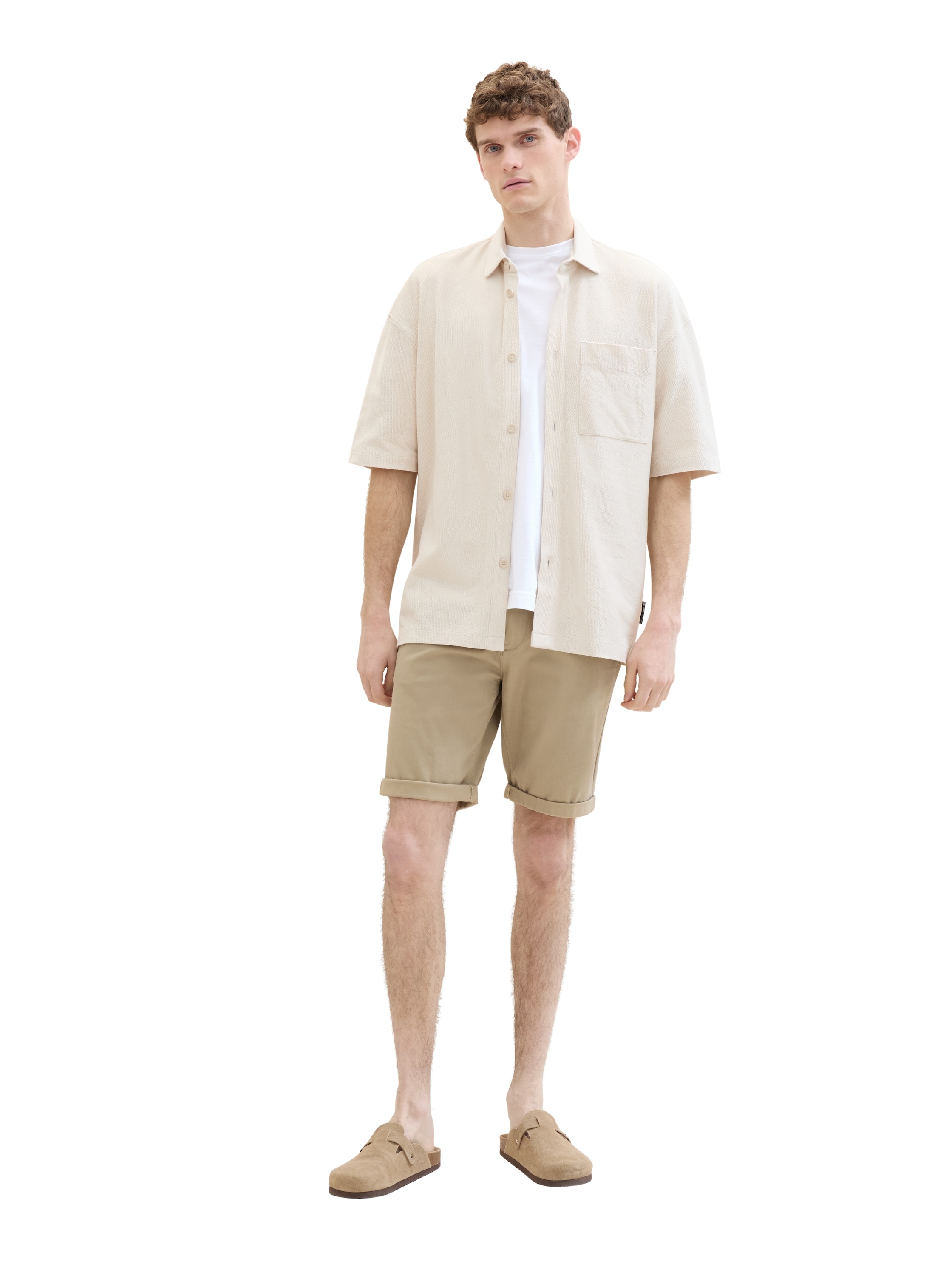 TOM TAILOR Bermudas, Sommerhose mit Paspeltasche