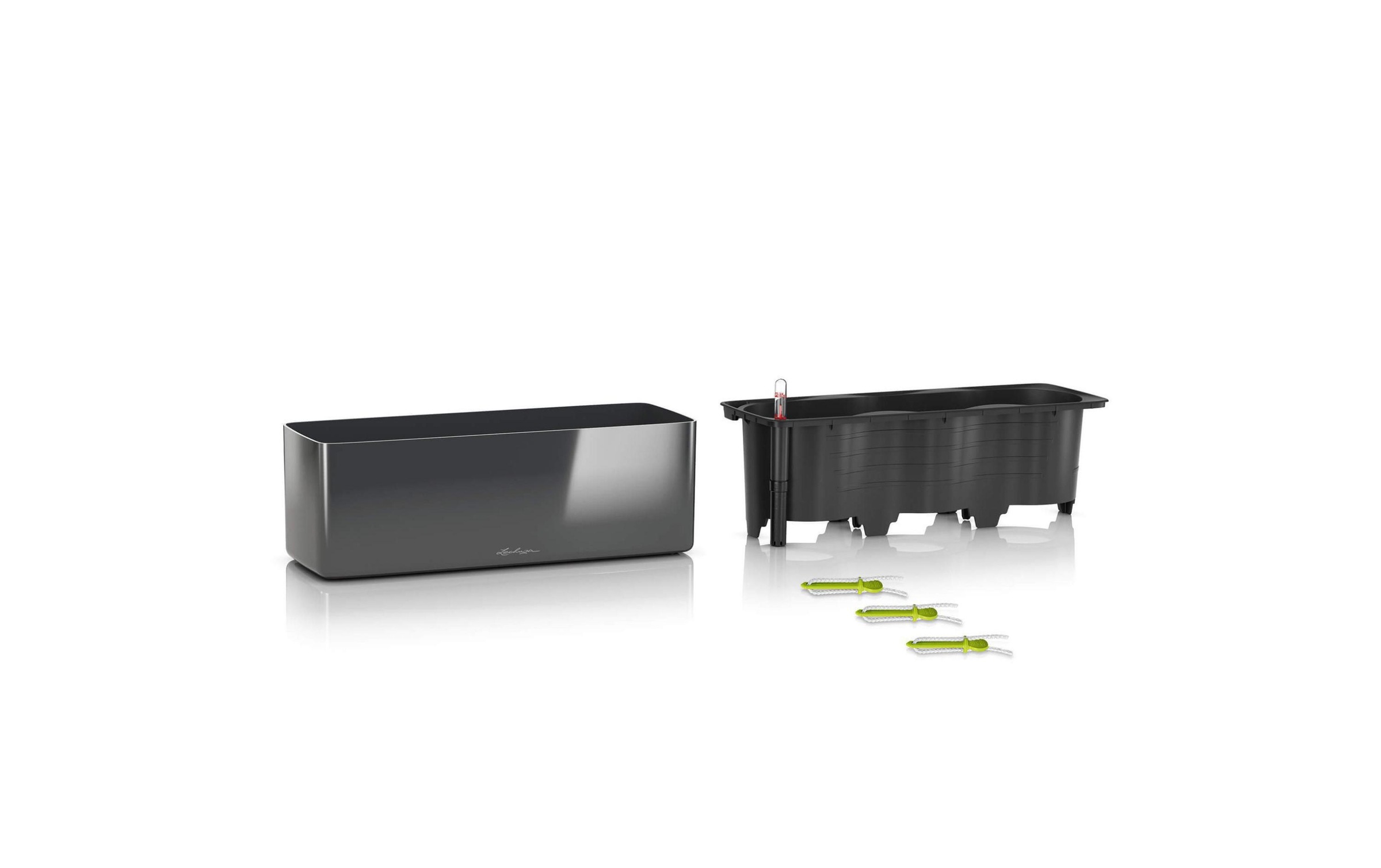 Blumentopf »Lechuza Blumentopf CUBE Glossy Trip«, Material: Polypropylen