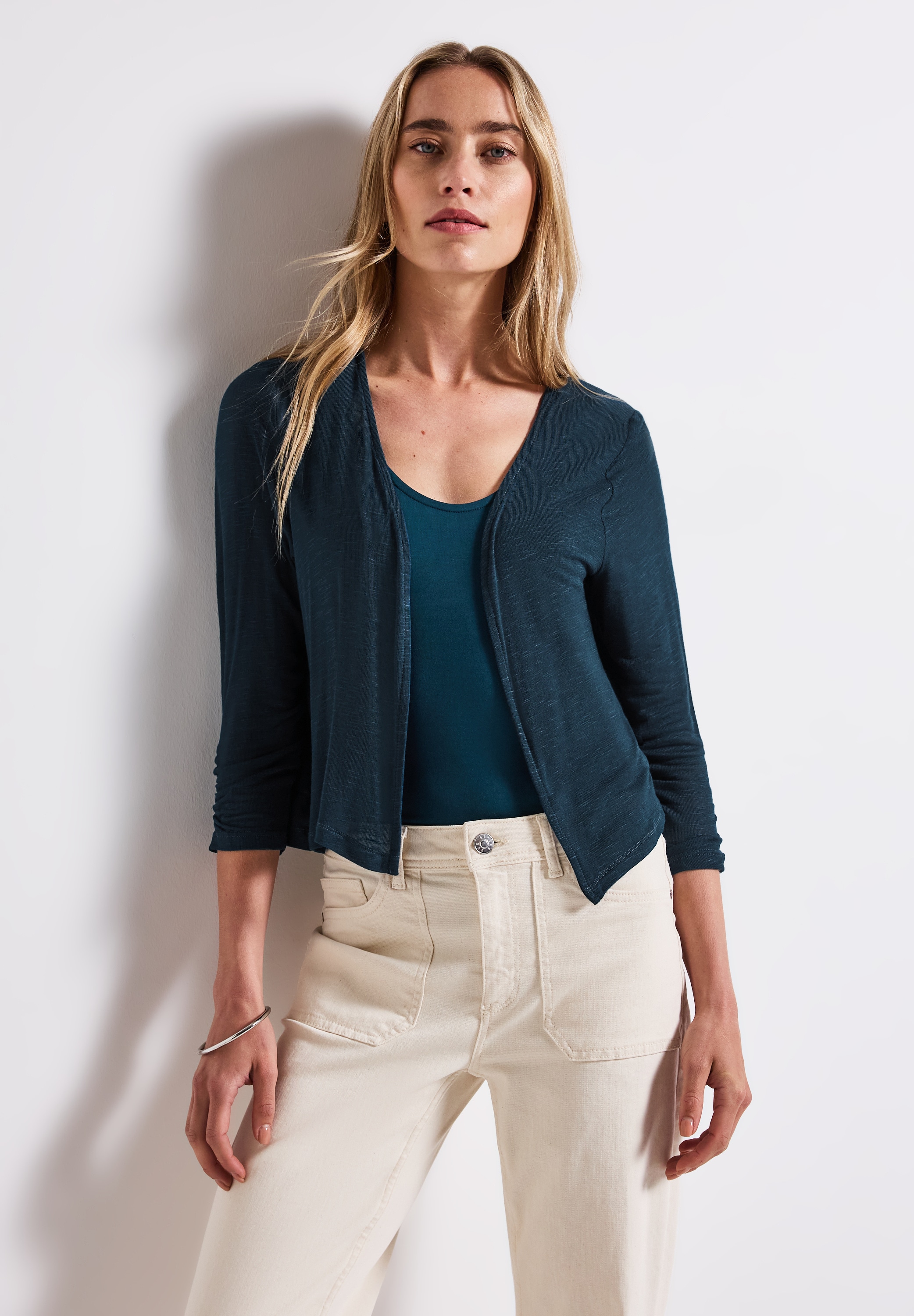 STREET ONE Shirtjacke »Style Suse« mit Stretchanteil