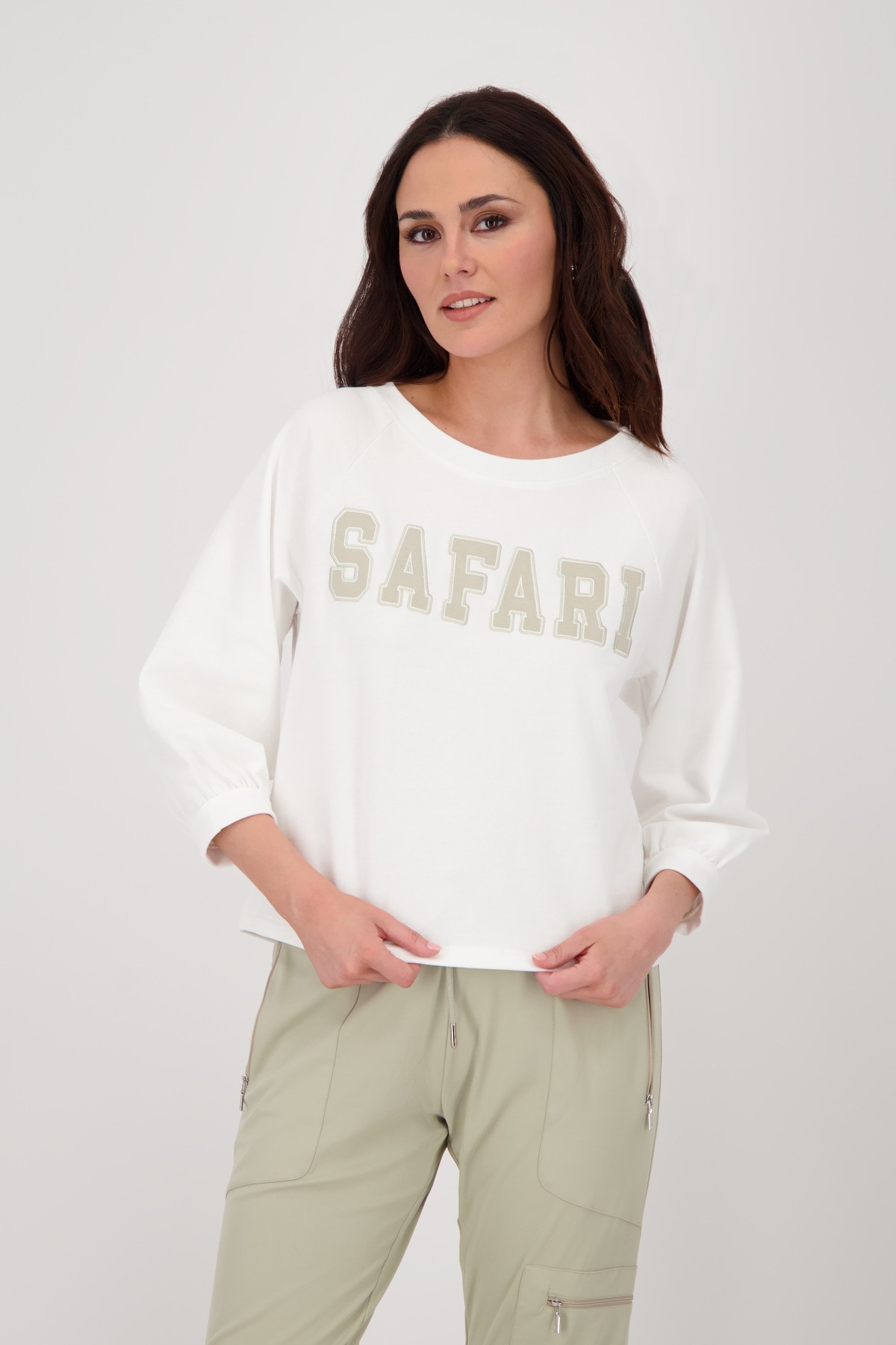 Monari Sweatshirt, mit Schriftzug