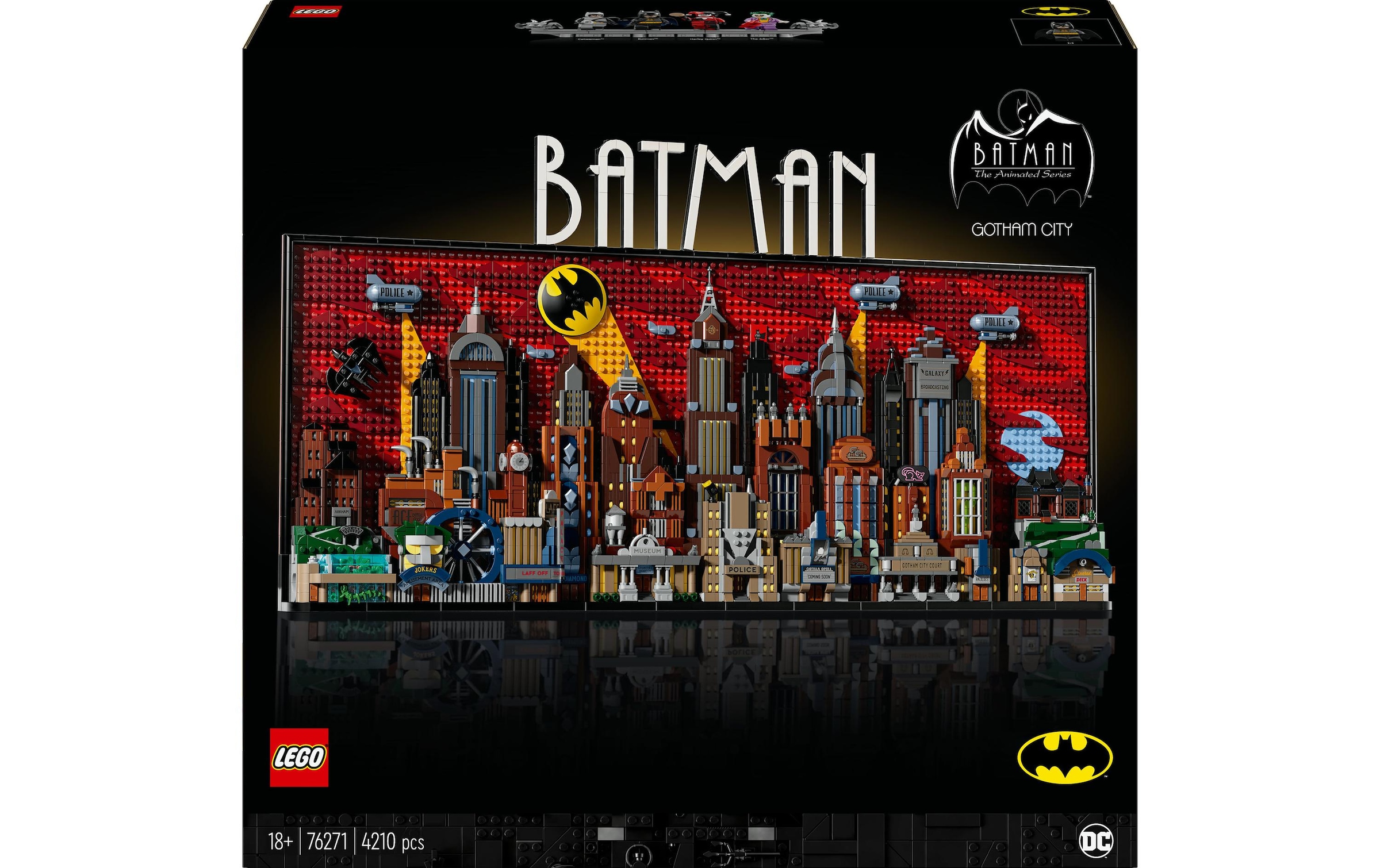 LEGO® Spielbausteine »Art Batman: Die Zeichentrickserie Gotham City 76271«, (4210 St.)