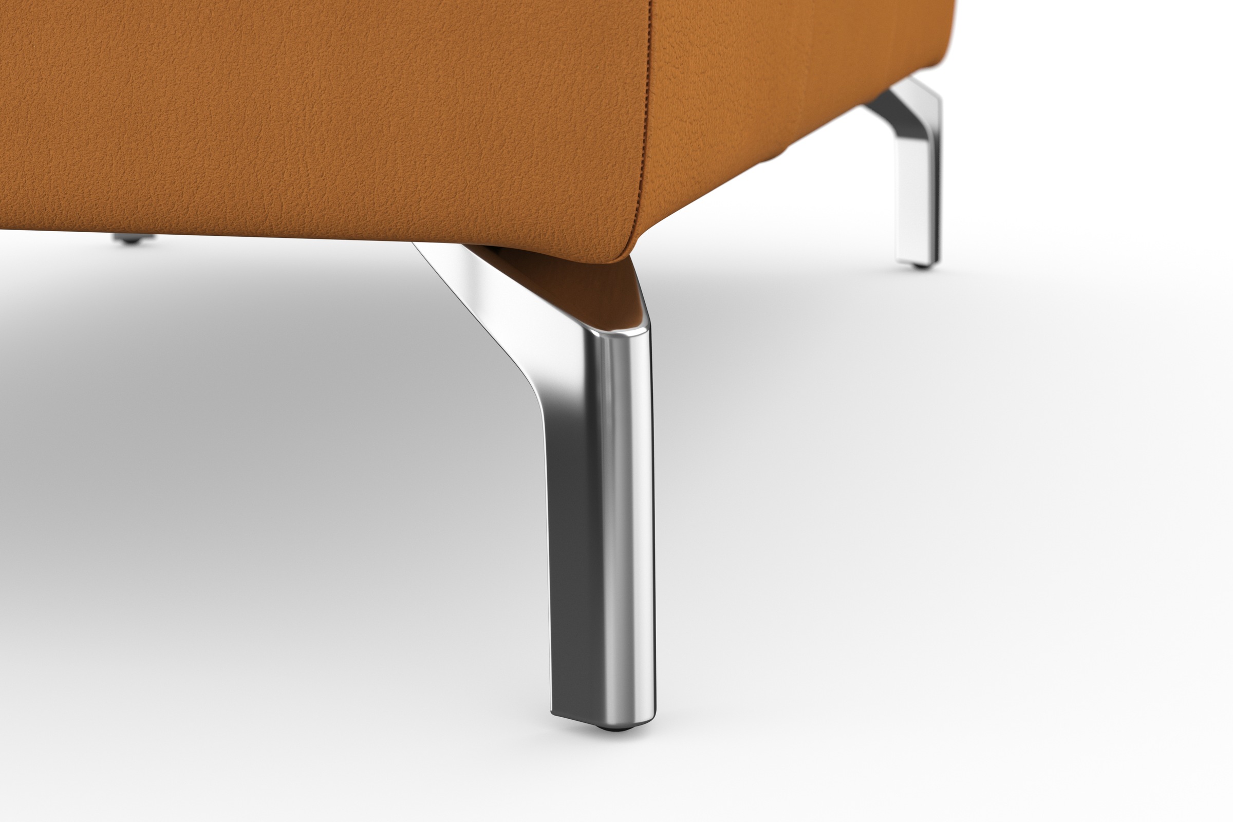 sit&more Hocker »Bendigo«, mit Klappfunktion, Bodenfreiheit 15 cm, wahlweise in 2 Fussfarben