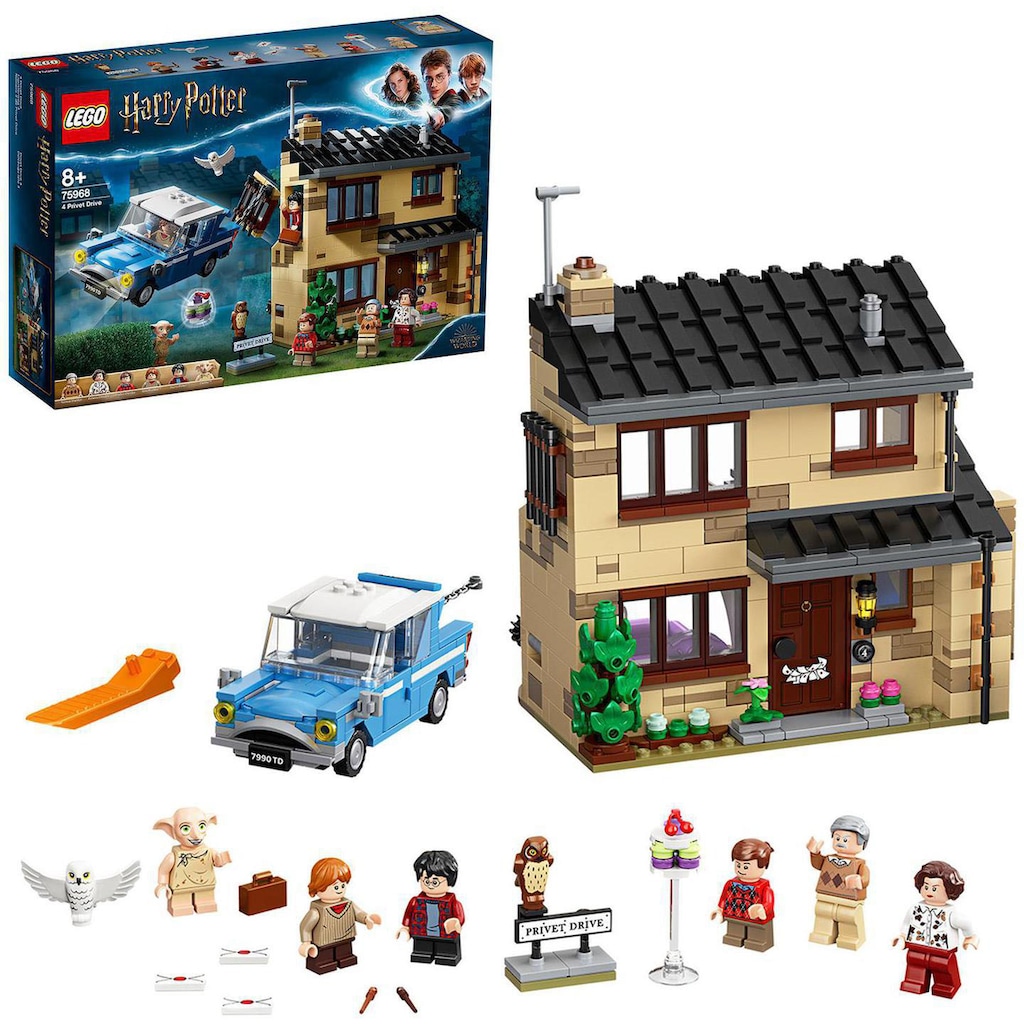 LEGO® Konstruktionsspielsteine »Ligusterweg 4 (75968), LEGO® Harry Potter™«, (797 St.)